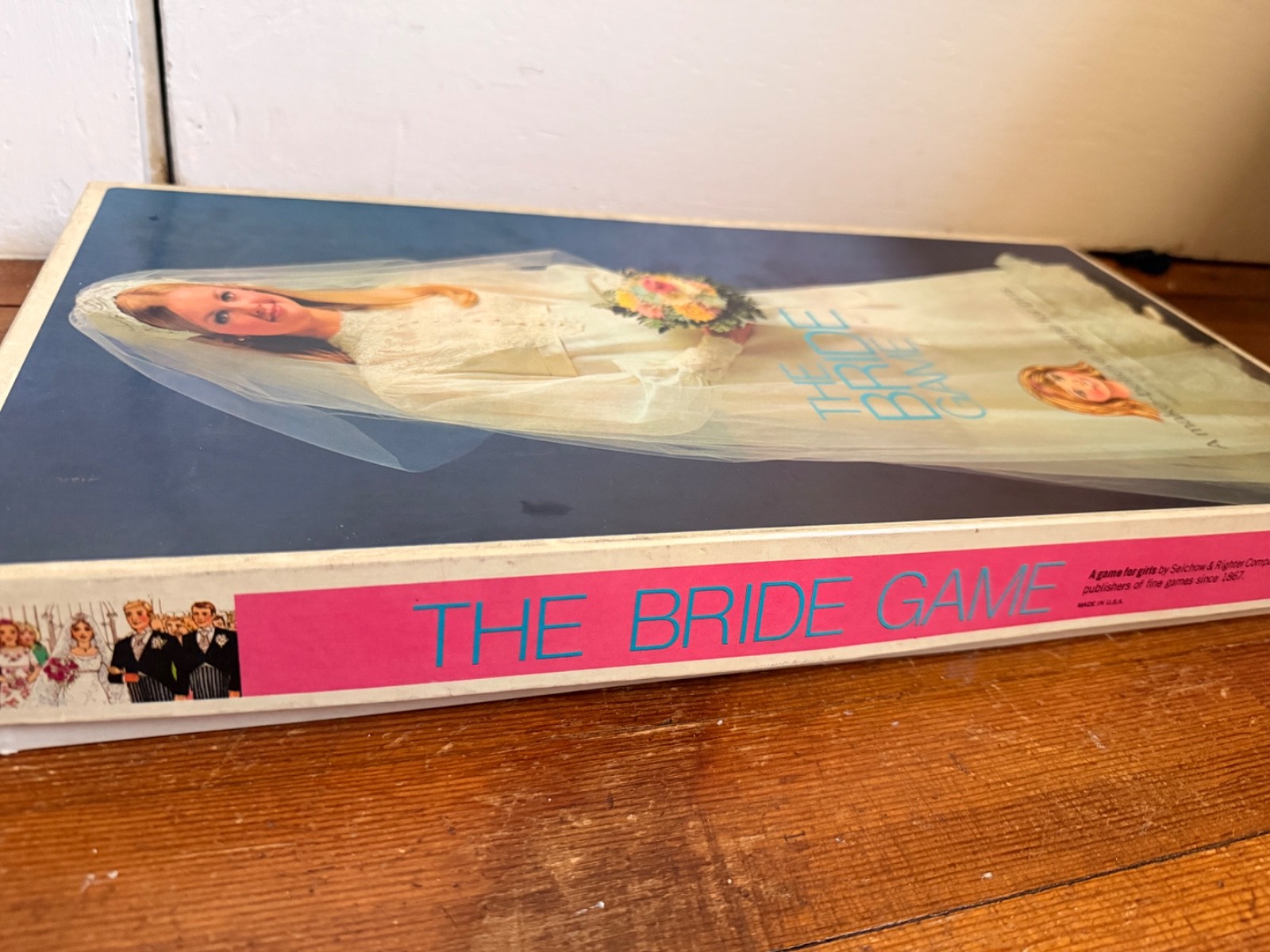 Vintage 1971 The Bride Game Make Believe For Girls Selchow Righter USA COMPLETE
