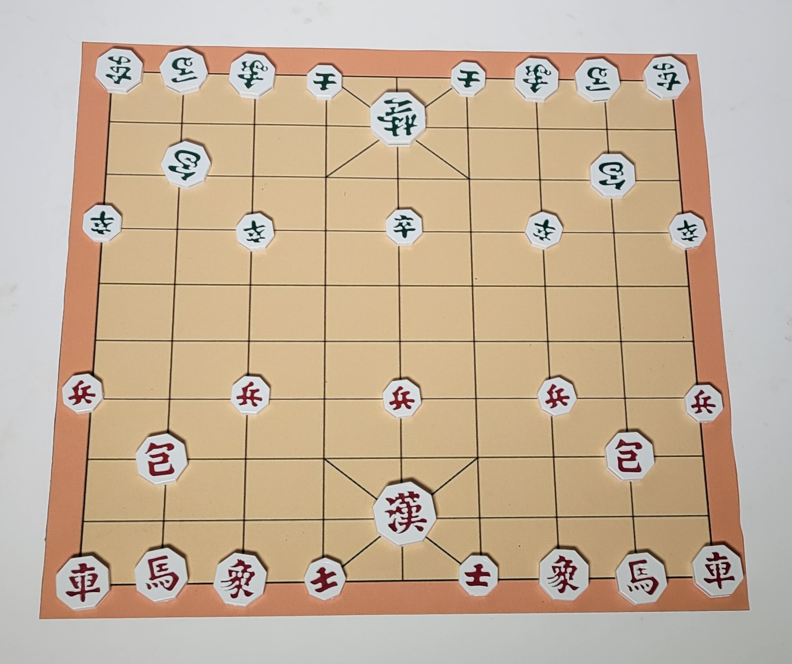 KOREAN CHESS – JANGGI – 장기 – TRADITIONAL KOREAN GAME – STURDY VINYL MAT (L10)