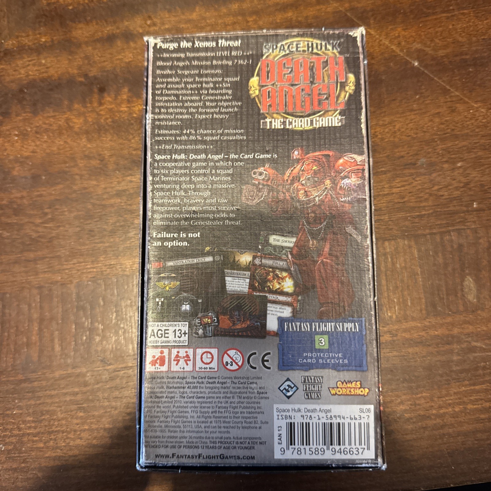 Fantasy Flight Games Space Hulk: Death Angel Card Game NEW Cooperative