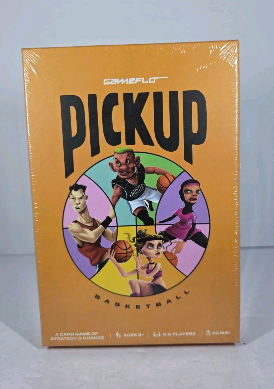 Gameflo Pickup Basketball Card Game Of Strategy Ages 8+ 2 – 6 Players Sealed New