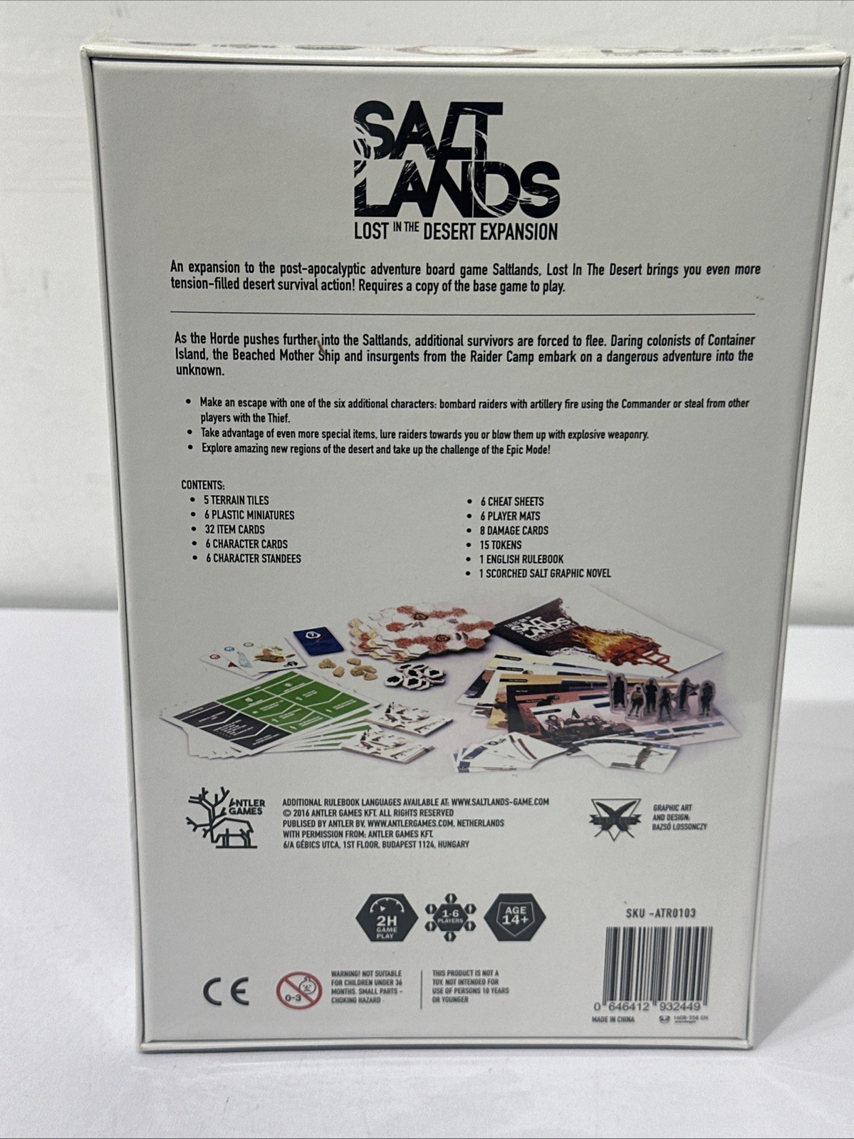 SALT LANDS & LOST IN DESERT EXPANSION BOARD GAME | GERGELY KRUPPA; ANTLER