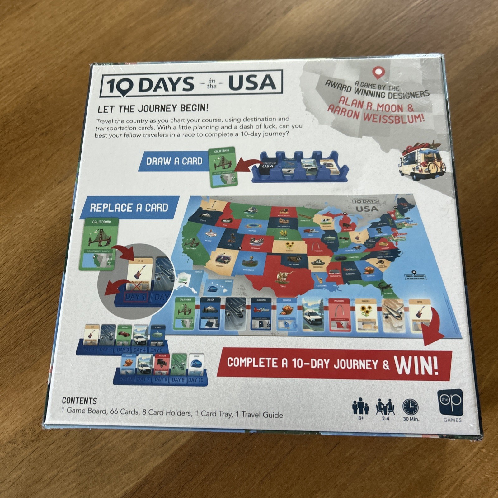 10 Days in The USA Family Road Trip Board Game – Brand New Sealed Fun