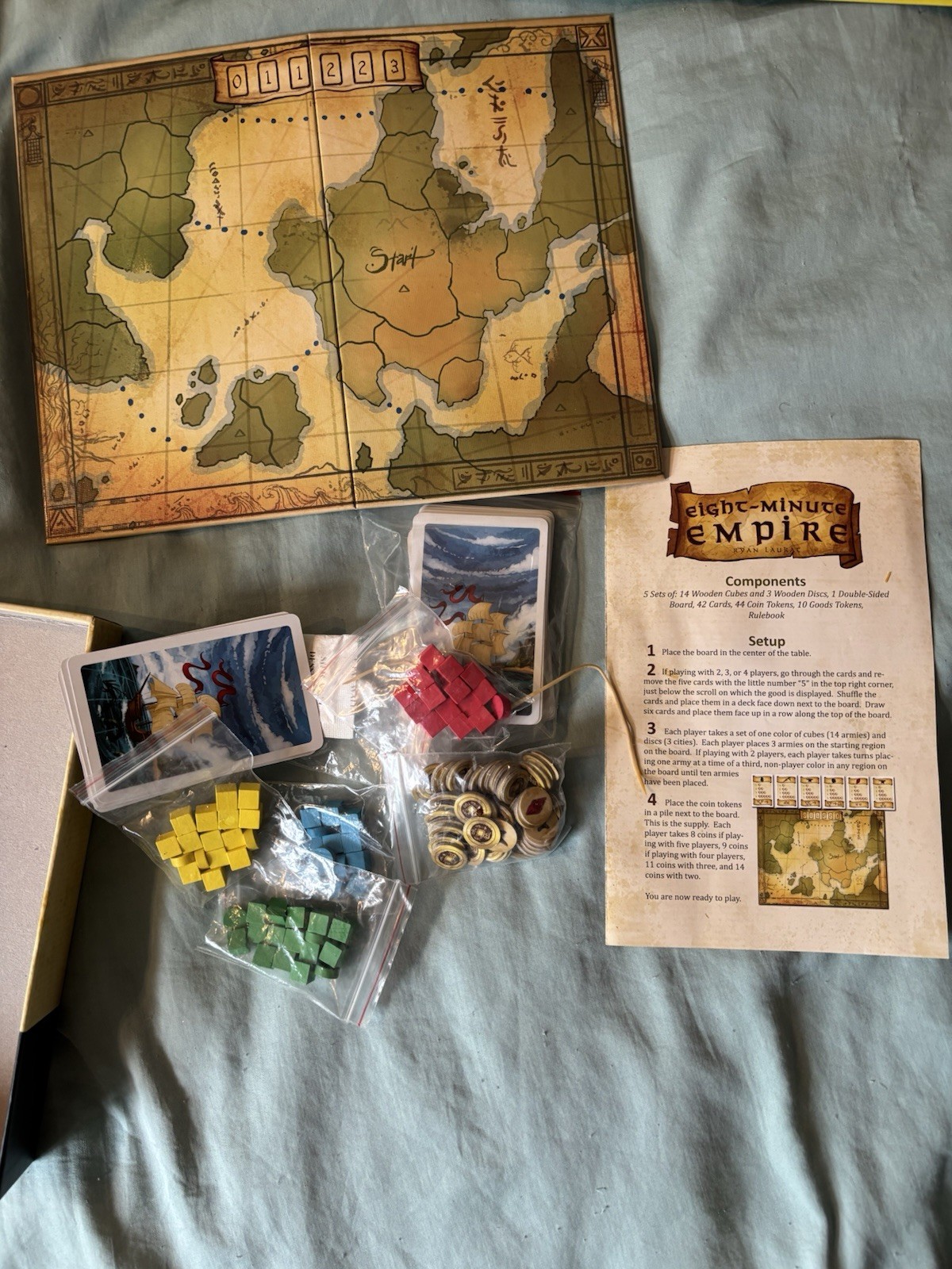 Eight-Minute Empire -Legends- 2013 Board Game (Out of Print)