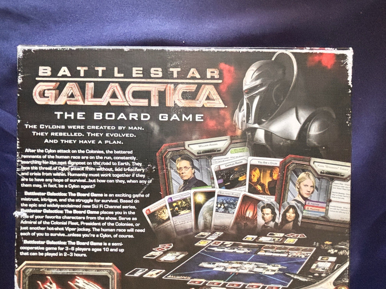 Battlestar Galactica The Board Game Fantasy Flight Games 2008 Complete Sci-Fi