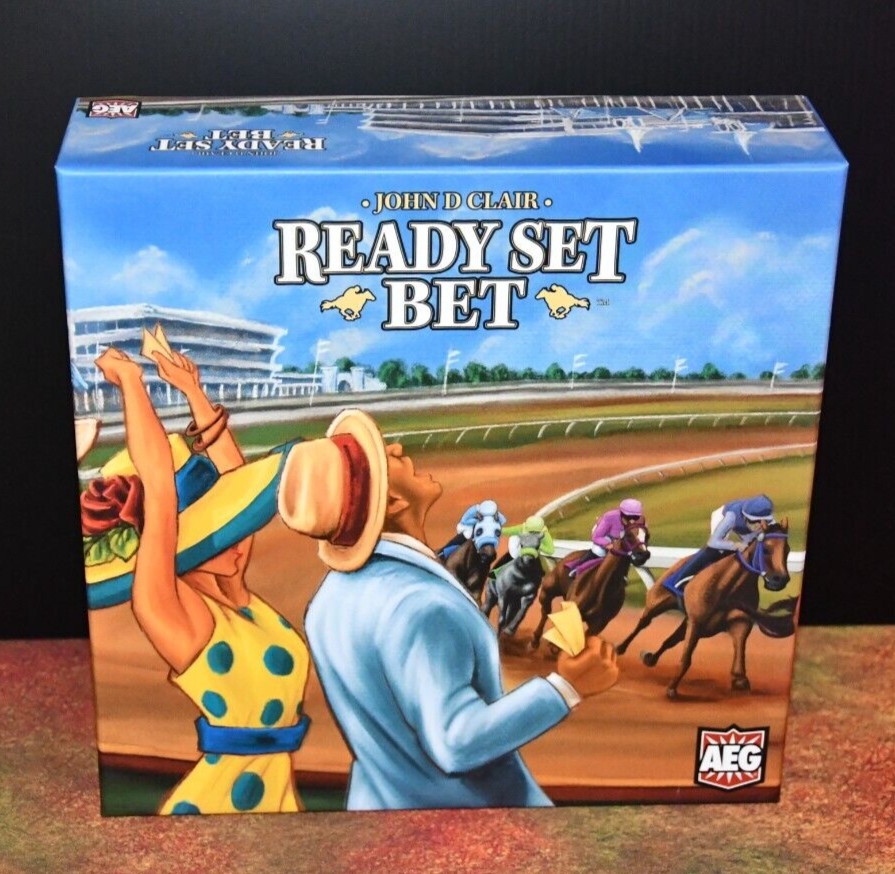 Ready Set Bet Board Game – Alderac Entertainment Group (AEG) VG / Sleeved Cards