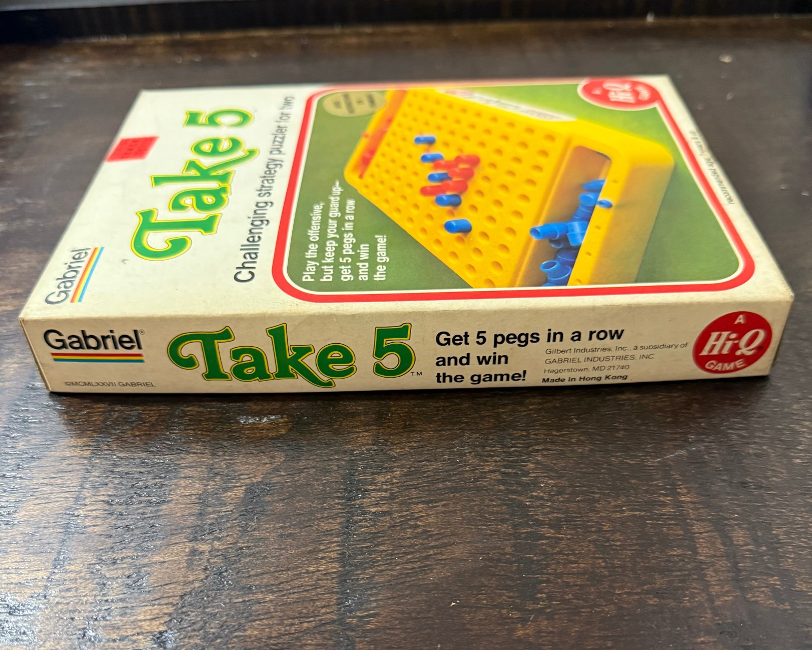Vintage Take 5 By Gabriel Strategy Board Game 1977
