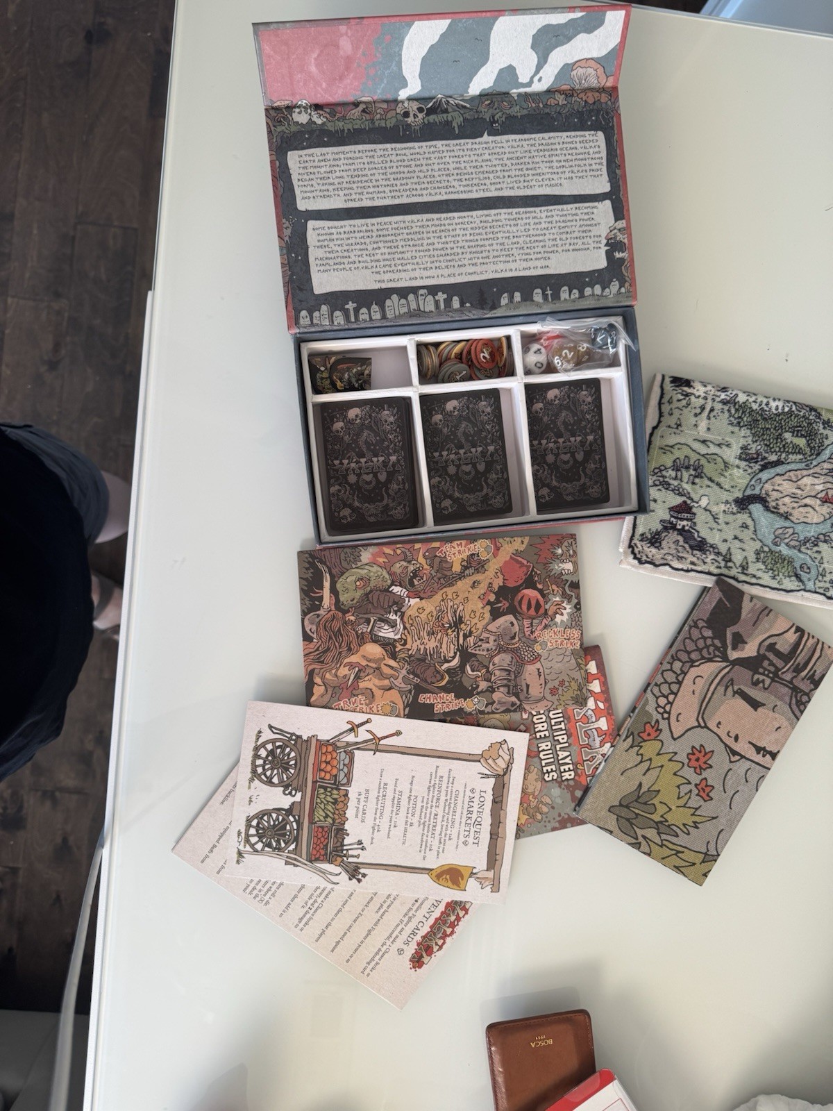 Valka Board Game Kickstarter Edition By Terrible Games Complete EXC