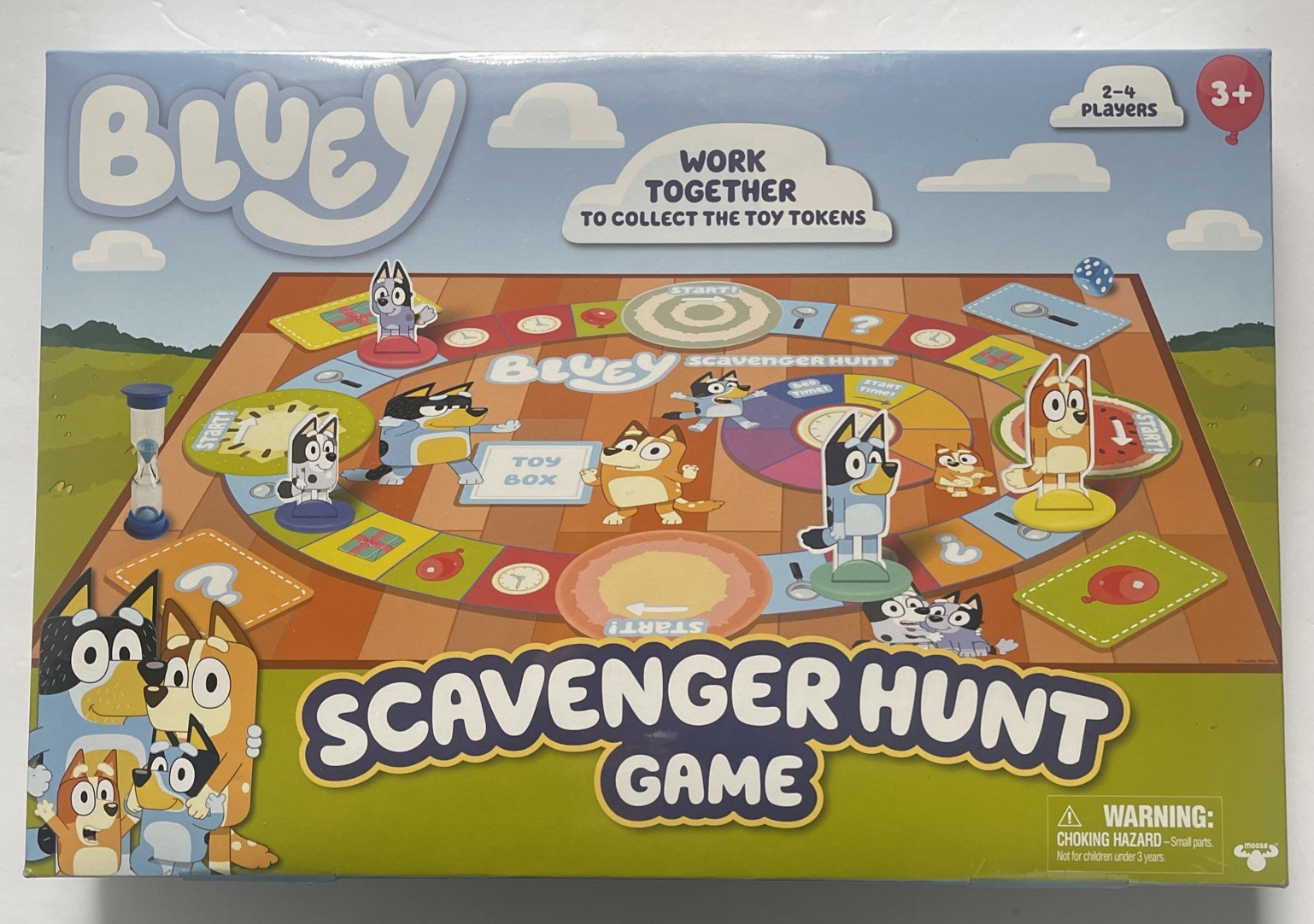Bluey Scavenger Hunt Board Game