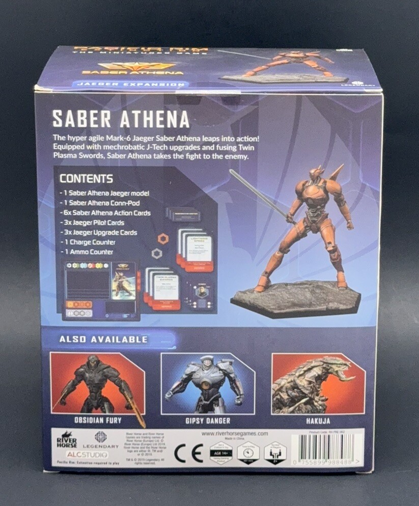 Pacific Rim Extinction RH_PRE_002 Saber Athena (Jaegar Expansion) Mark-6 Mech