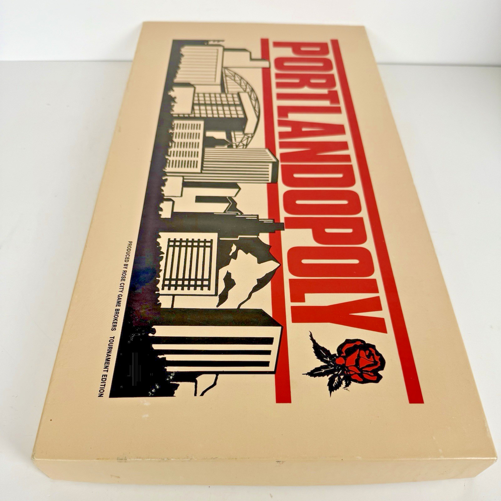 Vintage Portlandopoly ’88 Tournament Edition Board Game – Portland Oregon RARE
