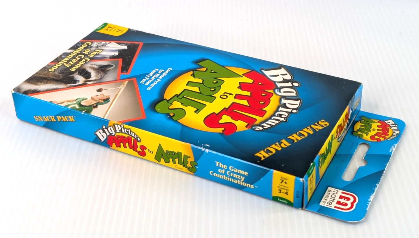 Mattel Big Picture Apples to Apples Snack Pack Expansion BRAND NEW SEALED
