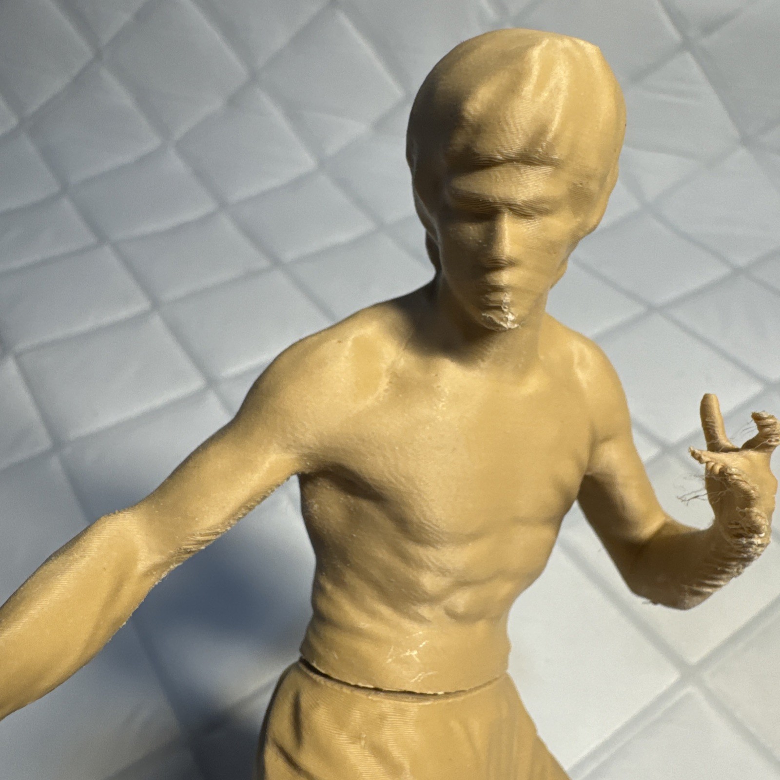 Bruce Lee Expansion: Bruce Lee Miniature Flawed 3D Rough Print Unpainted