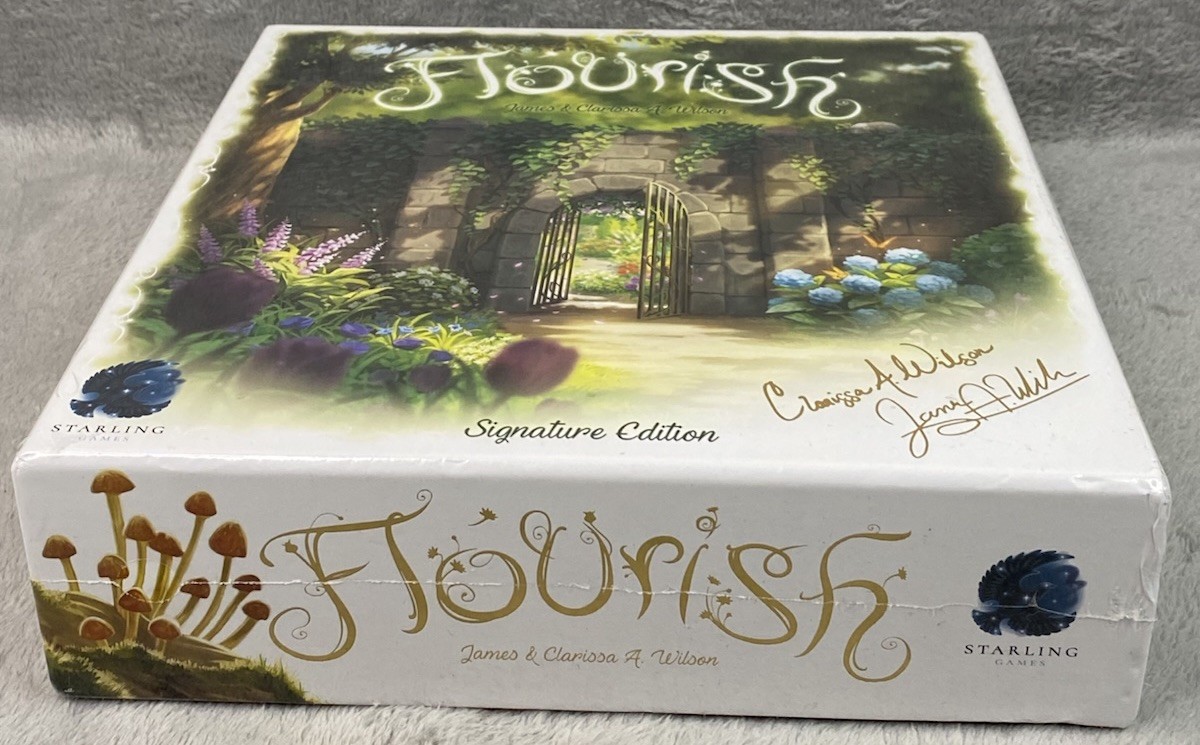 Flourish Board Game James & Carol A. Wilson Signature Edition Starling Games
