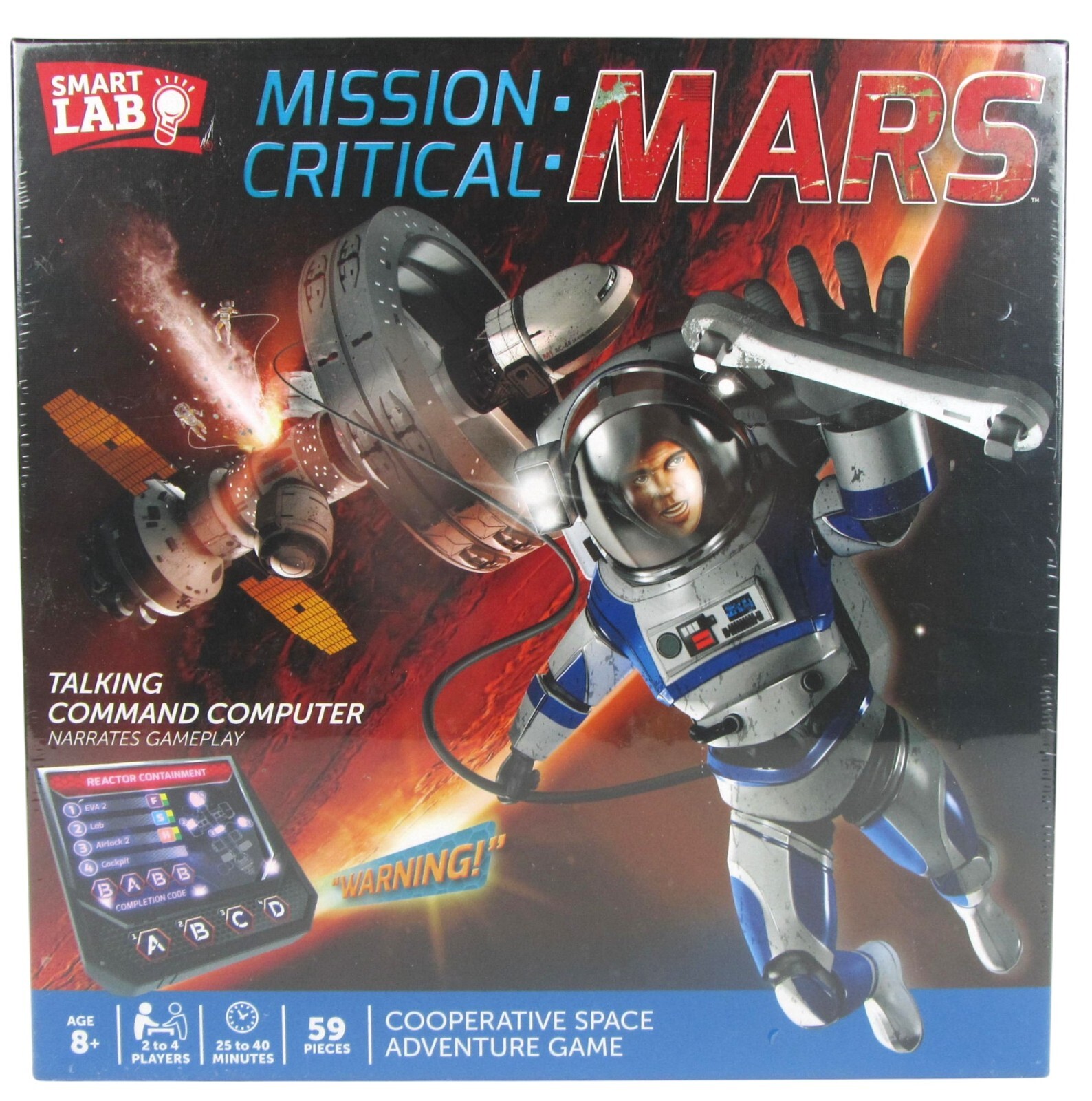 Smart Lab Toys Mission Critical Mars Cooperative Space Adventure Board Game NEW