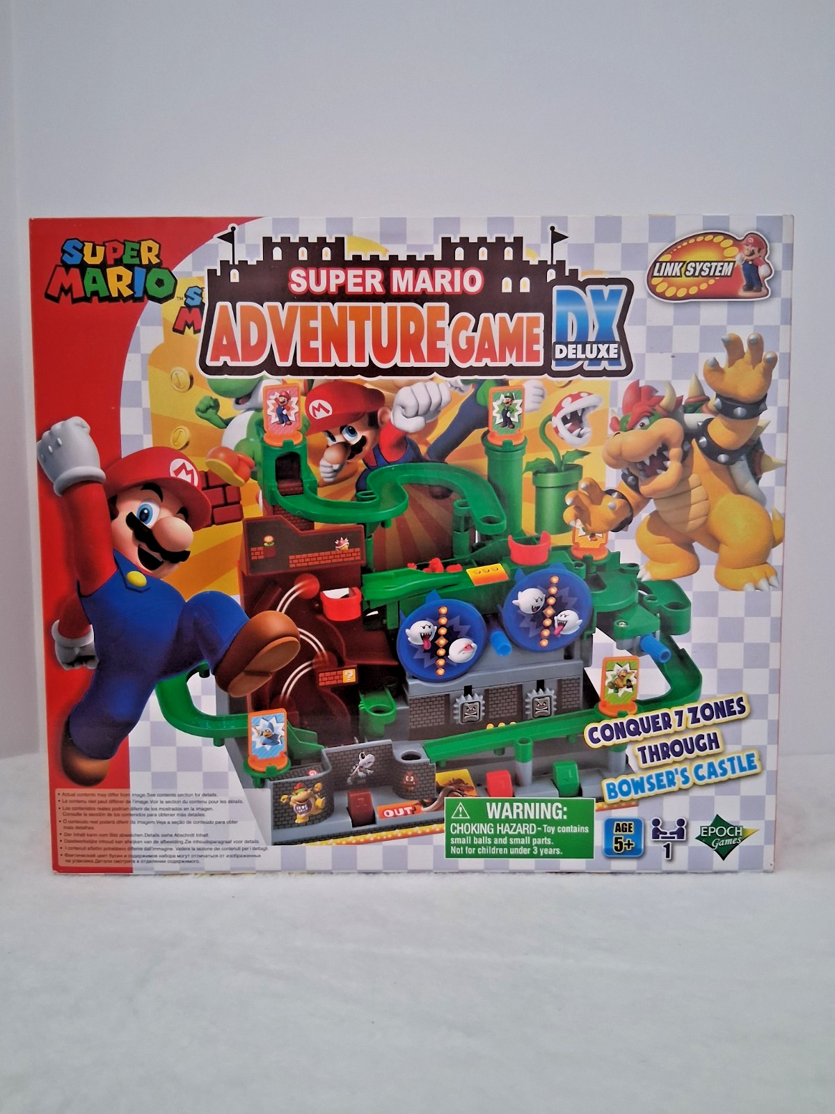 Epoch Super Mario Adventure Game DX Deluxe Nintendo Board Game Set Fun