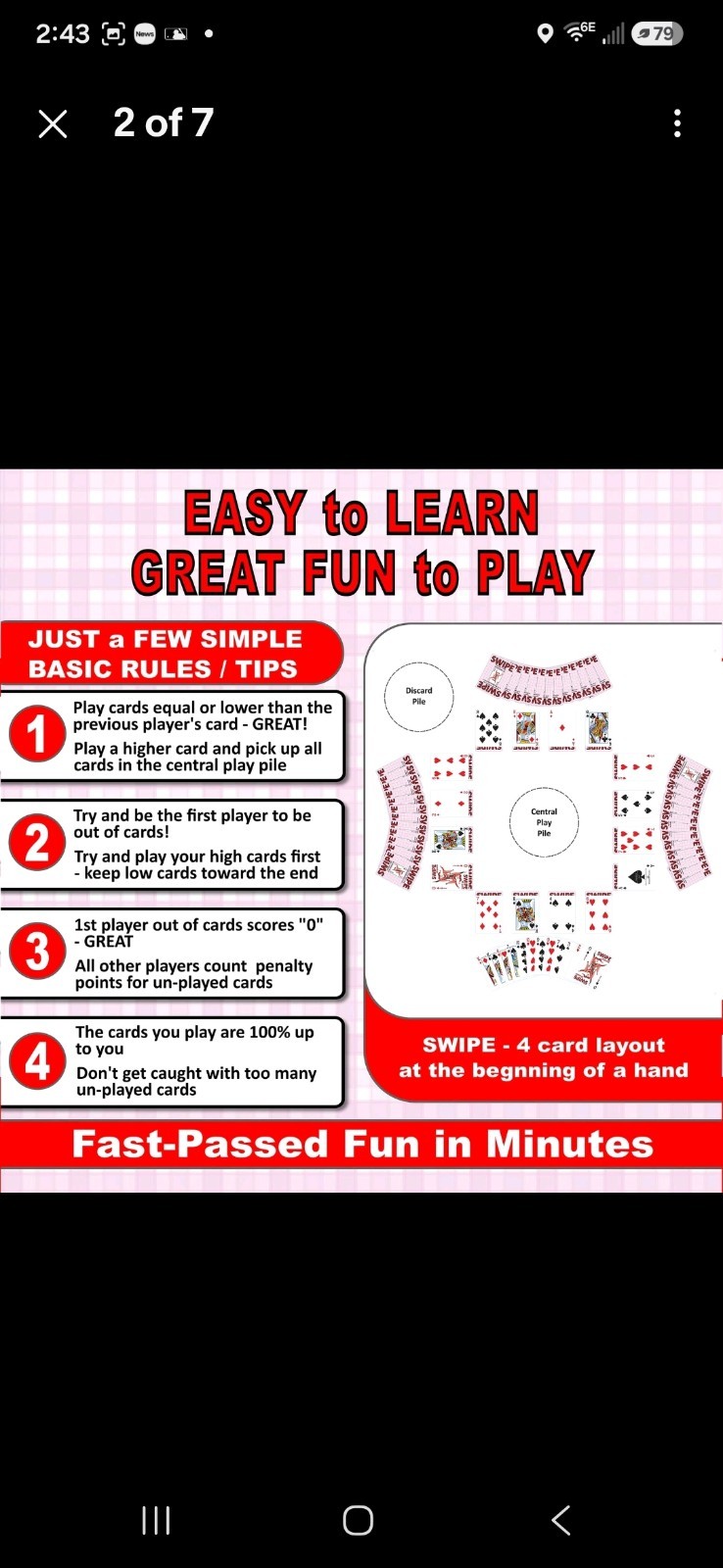 3Z Living Swipe Card Game – Fun & Strategy for14+, Adults, Seniors – 2 to 8 P 2