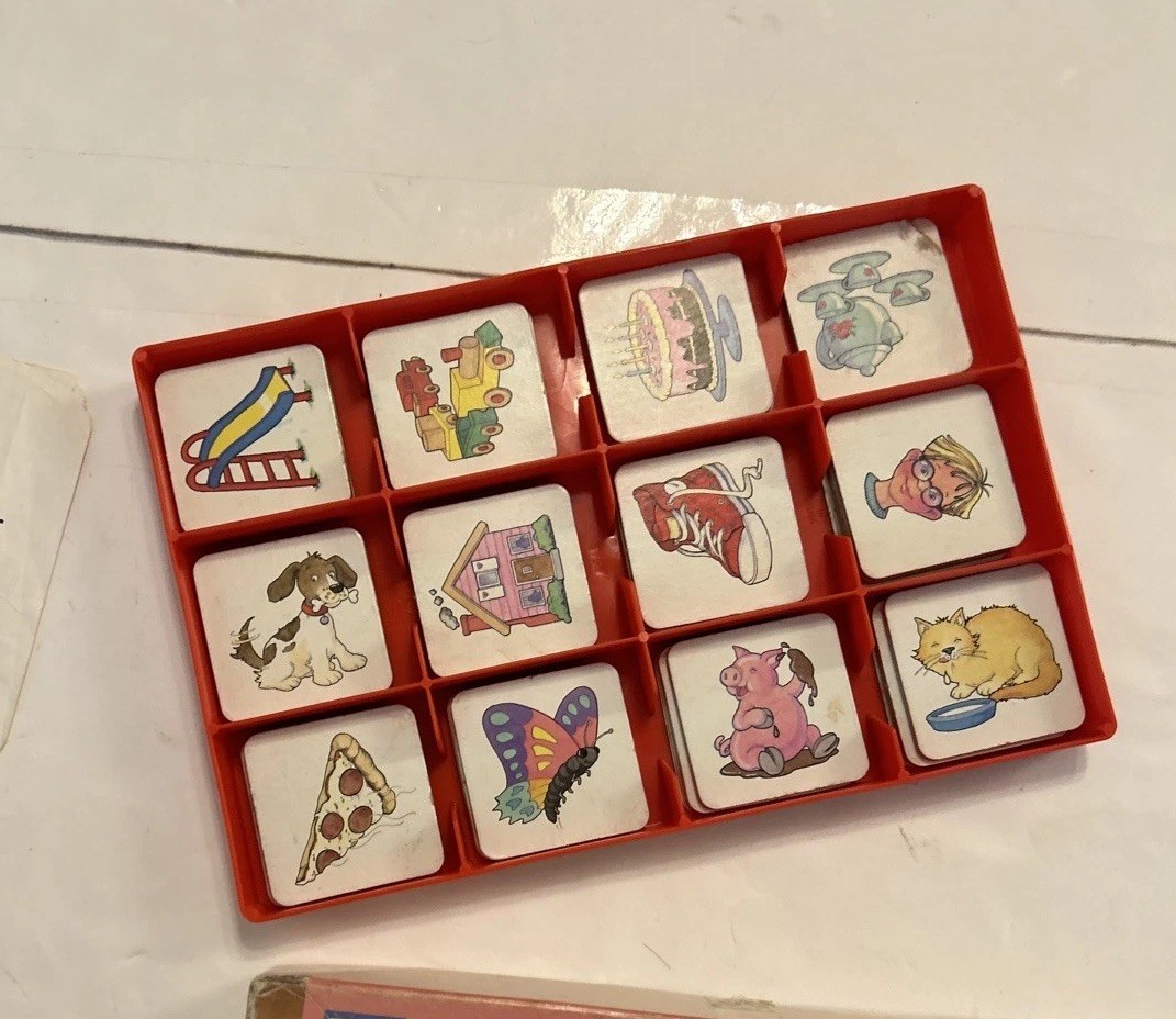 Vintage Kids Board Game 1990 Milton Bradley Original MEMORY Game