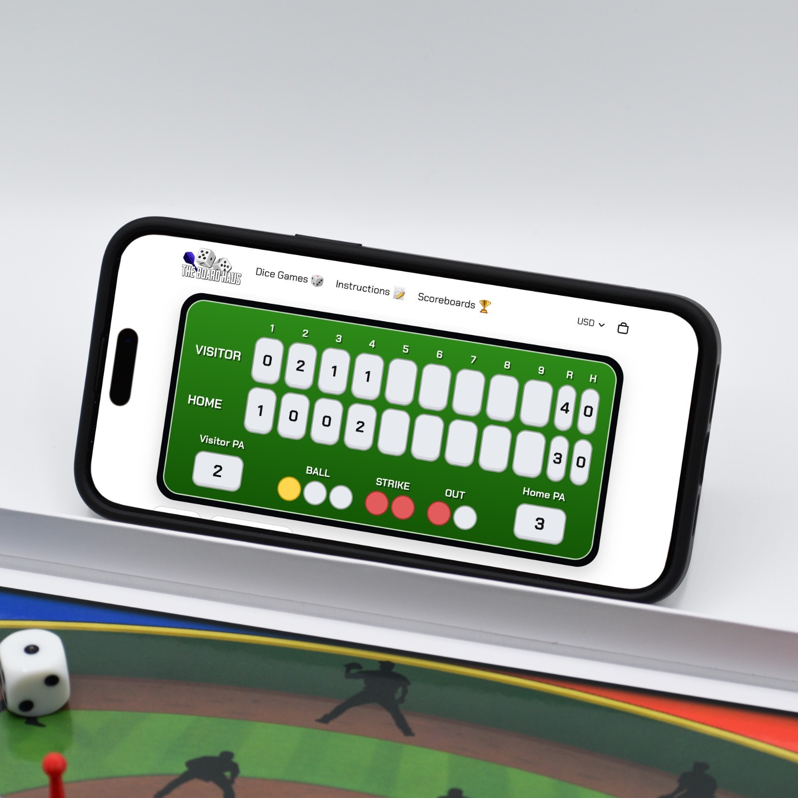 Baseball Dice Game – Realistic Tabletop Baseball Game | Fun Strategy Game