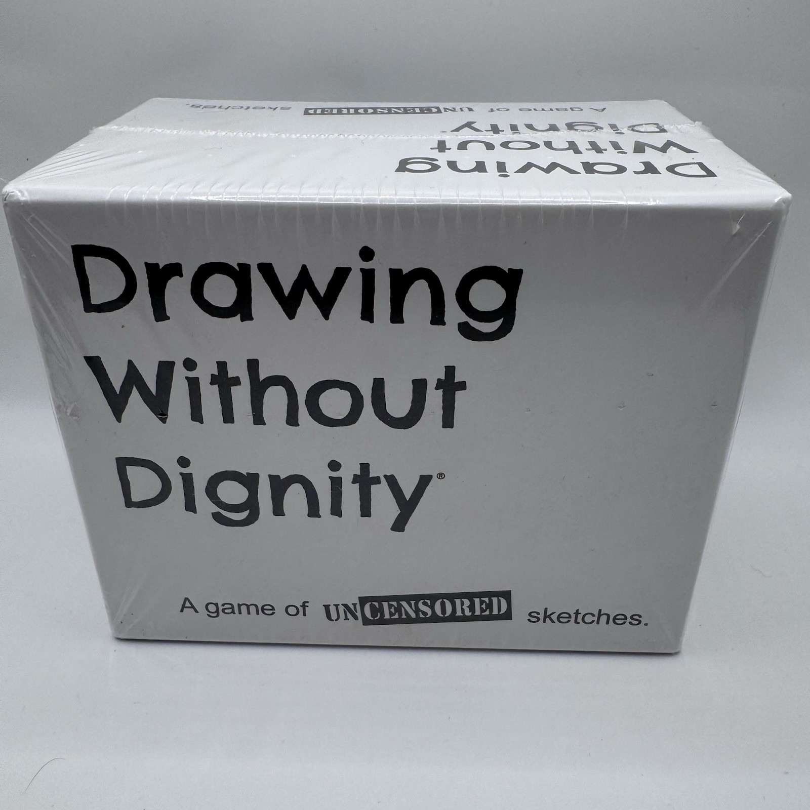 Drawing Without Dignity Uncensored Party Game Art Theme for Ages 17+ Complete