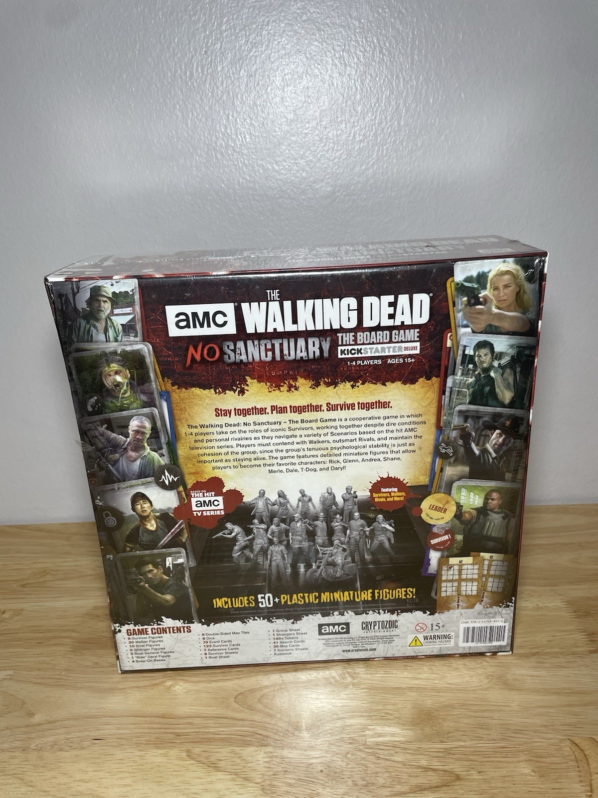 The Walking Dead No Sanctuary Board Game Kickstarter Edition Plus Expansions NEW