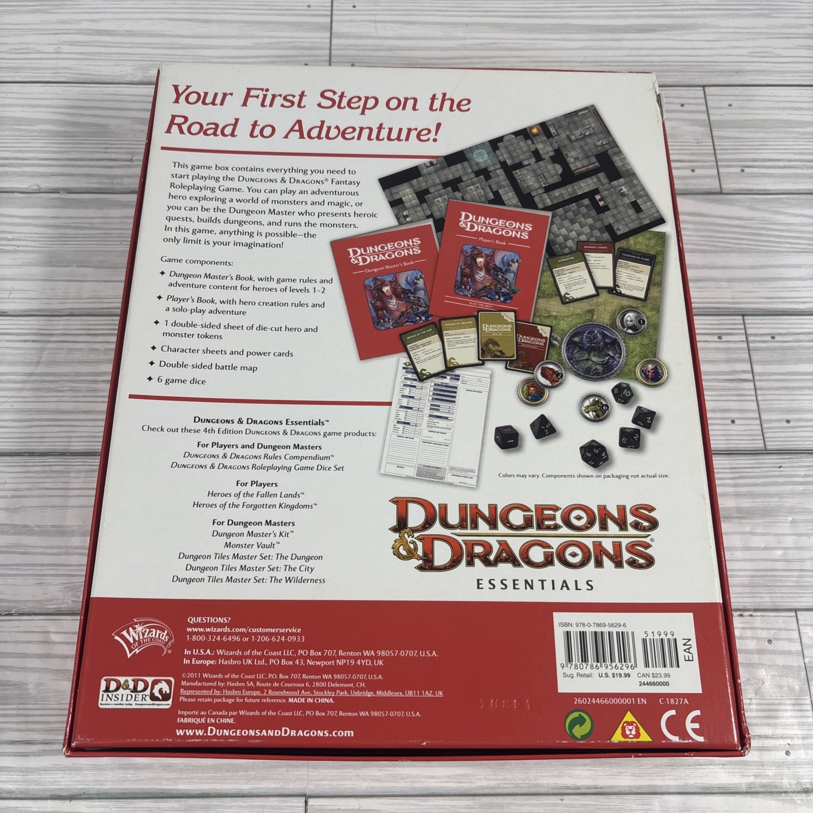 Dungeons & Dragons 2011 Starter Set Complete D&D Red Box