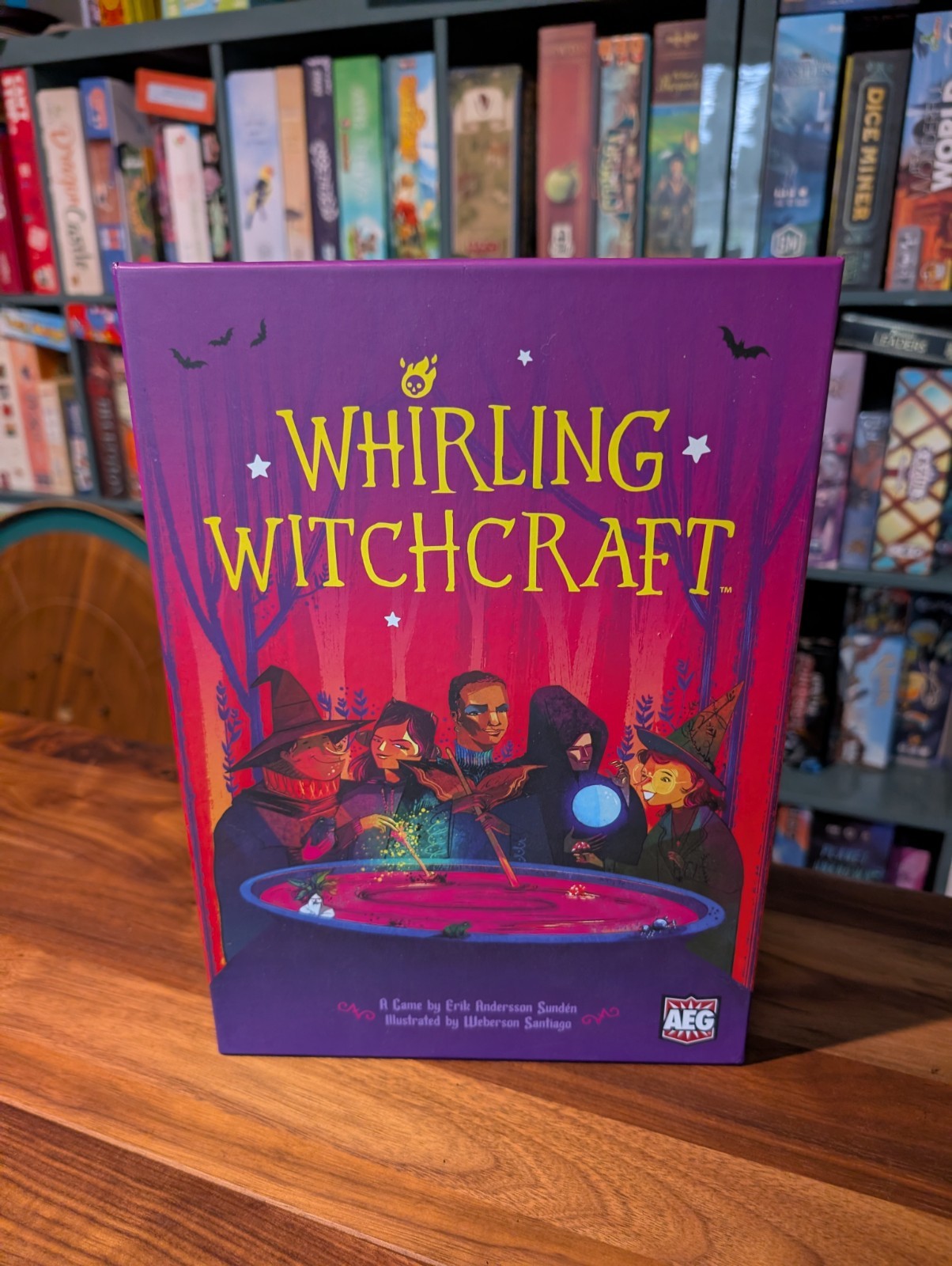Whirling Witchcraft Board Game by AEG Used