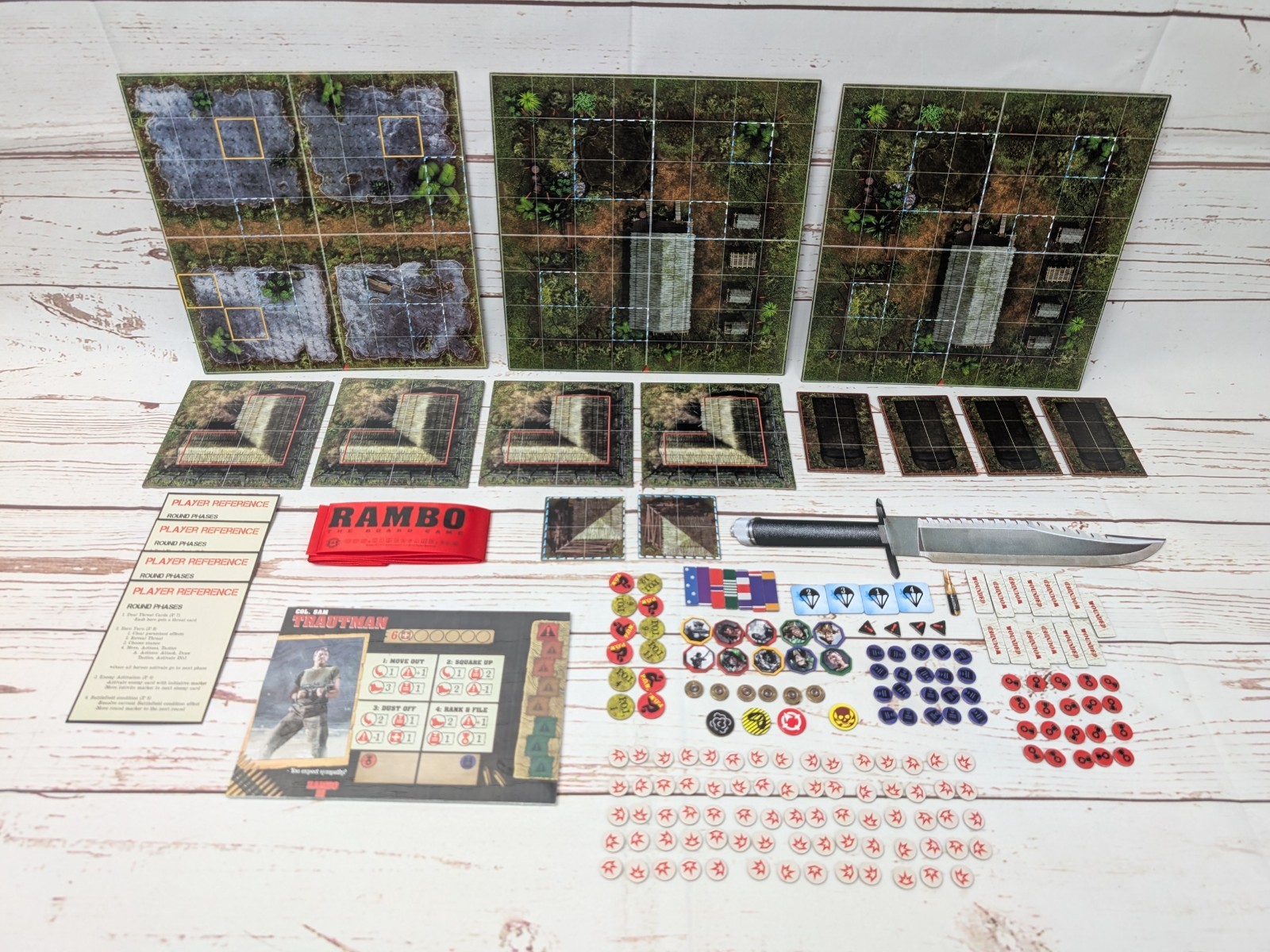Rambo The Board Game Trilogy Collection Bundle Complete Everything Epic