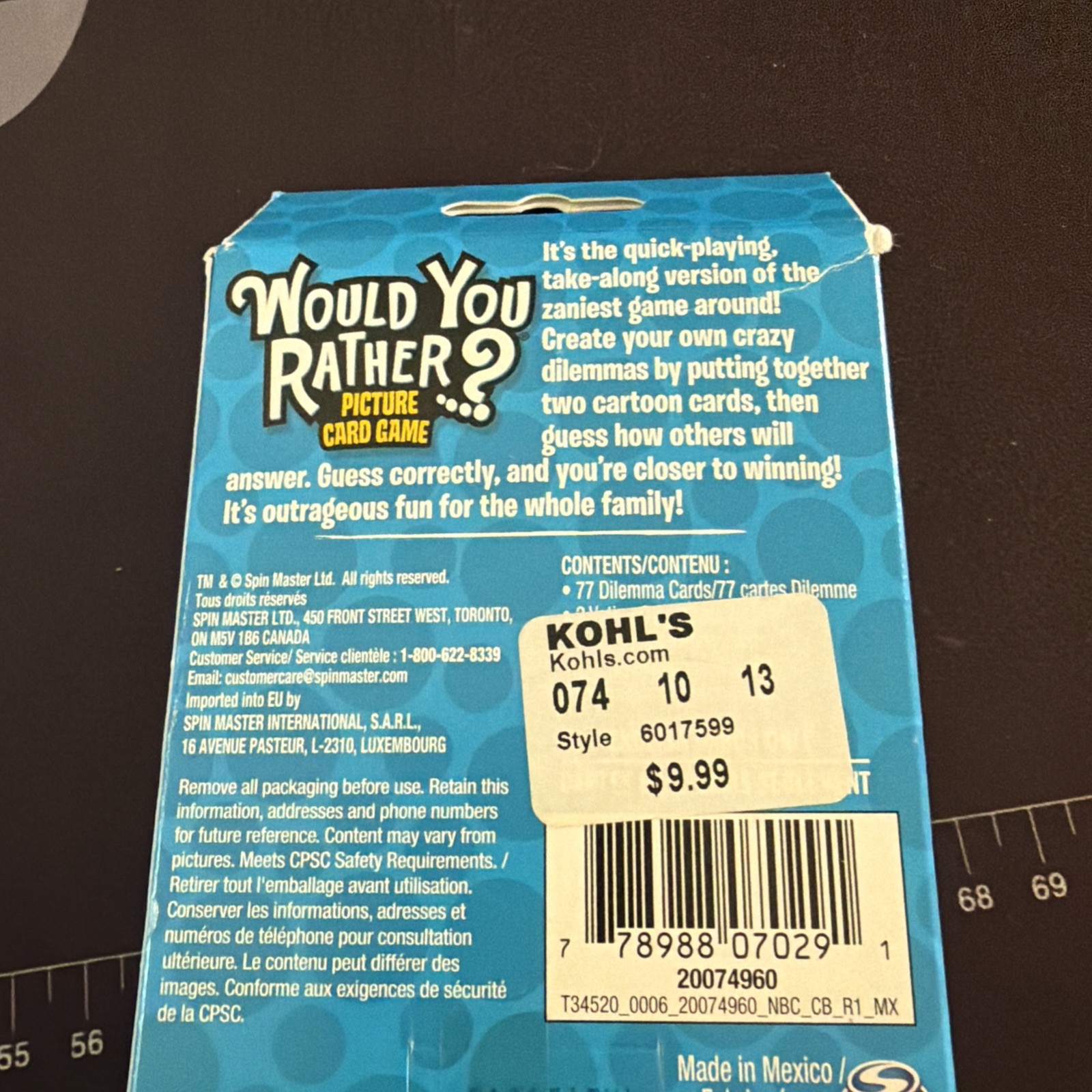 WOULD YOU RATHER BE? PICTURE CARD GAME,FUN FAMILY BASES ON JUSTIN & DAVE’S BOOKS