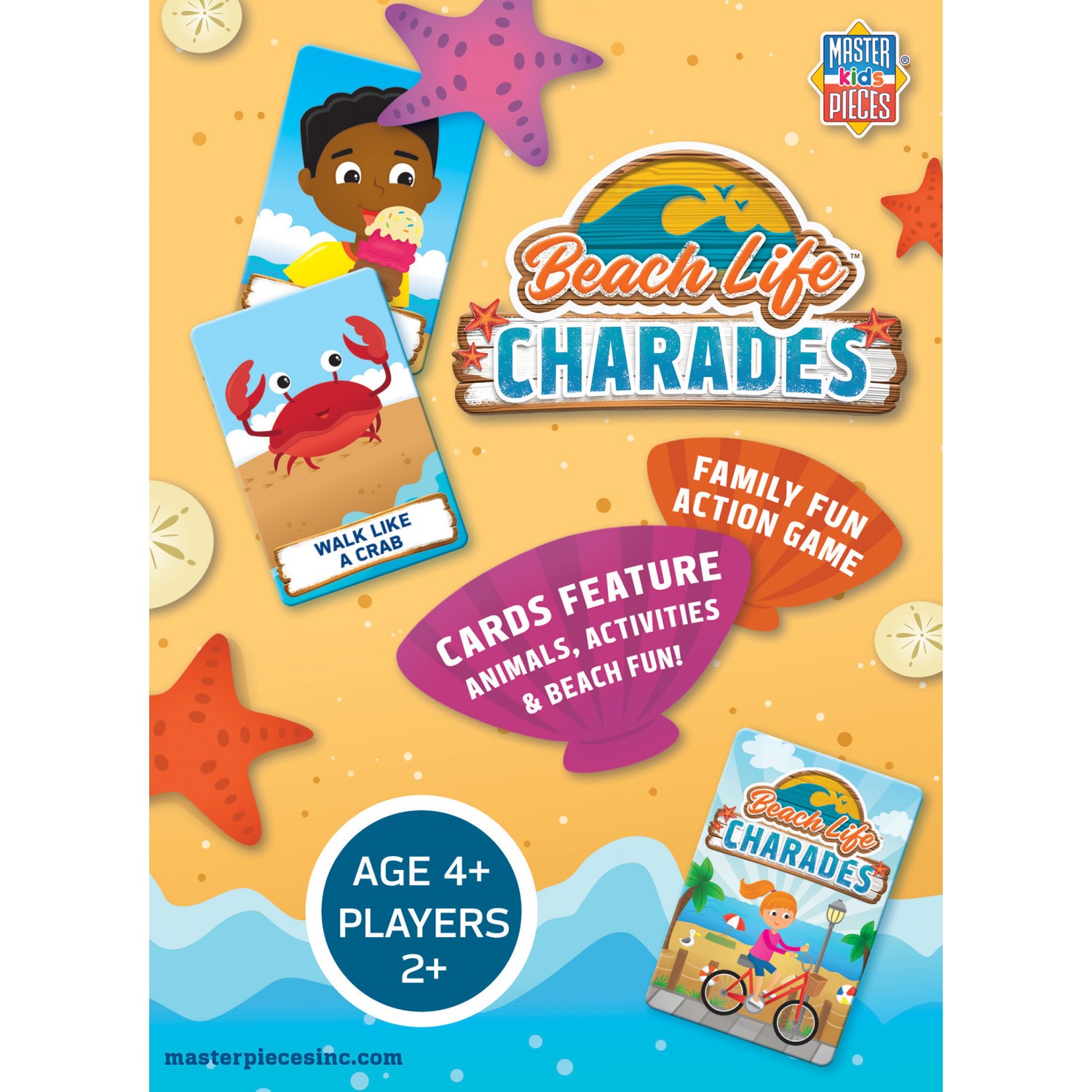 MasterPieces – Beach Life Charades Card Game