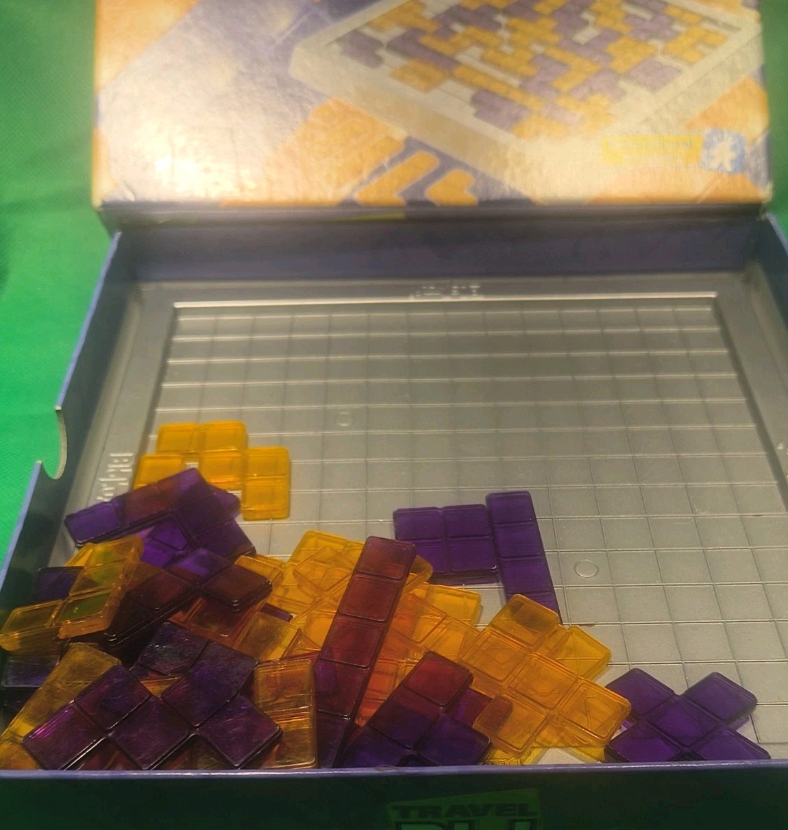 Travel Blokus for 2 Players COMPLETE 2005 Storage Trays Travel To Go Strategy