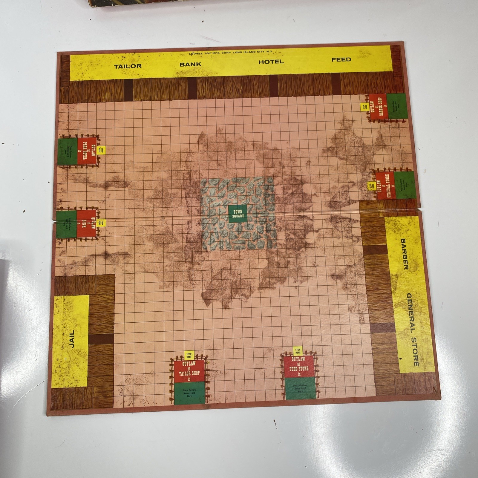 1958 Bat Masterson Board Game by Lowell Complete or Near Complete – See pics