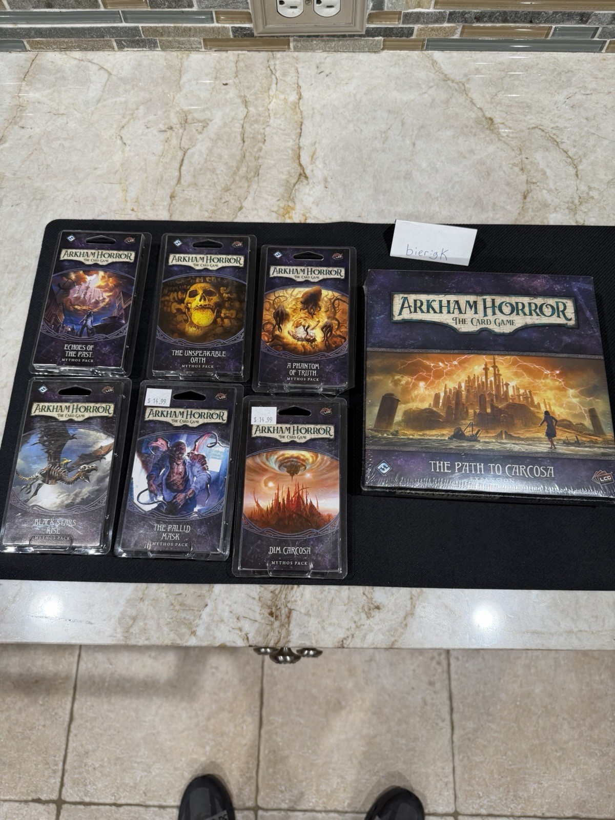 THE PATH TO CARCOSA – COMPLETE CYCLE NEW, SEALED UNOPENED ARKHAM HORROR