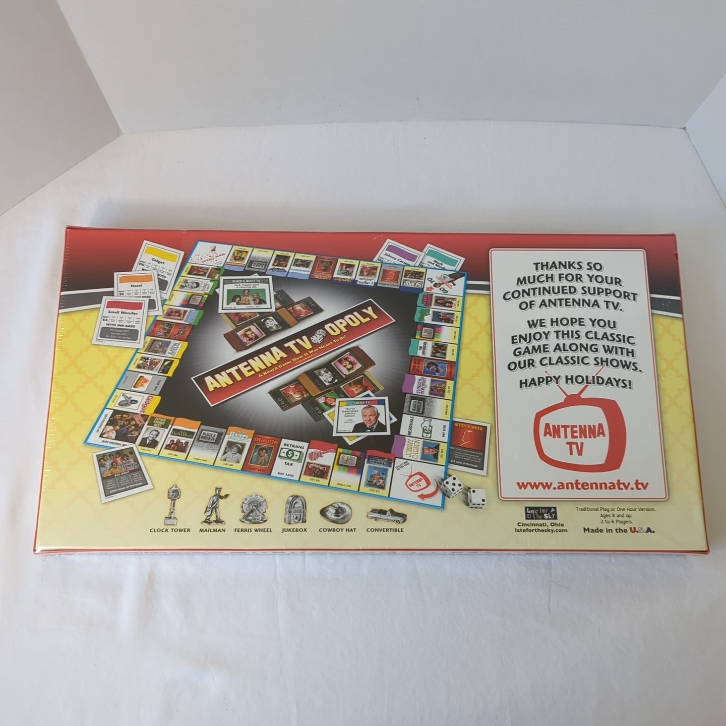 Late For The Sky Antenna TV Opoly Board Game