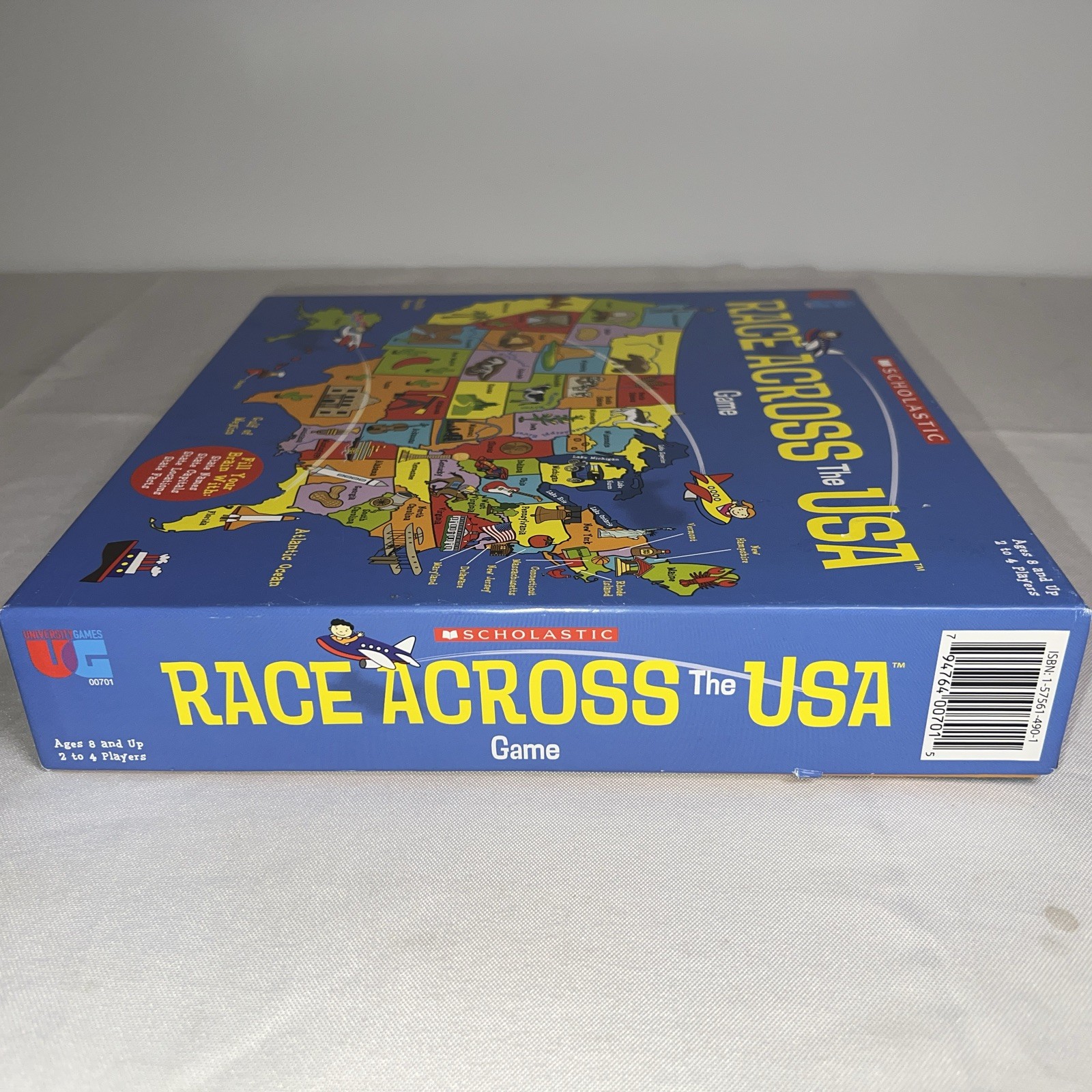 Scholastic Race Across The USA Game Ages 8 And Up