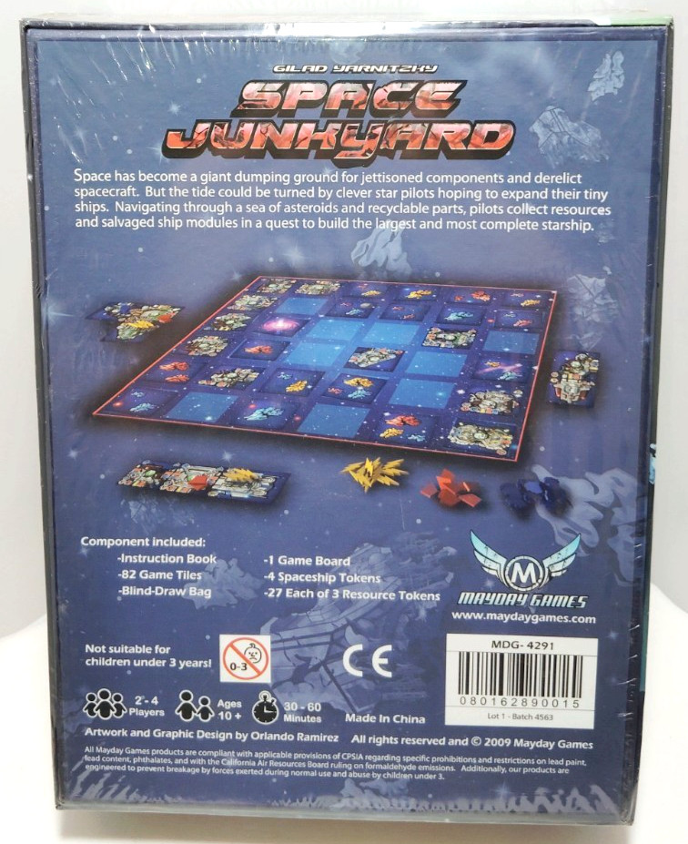 Space Junkyard Board Game Mayday Games MDG4291 New Sealed Sci-Fi Strategy