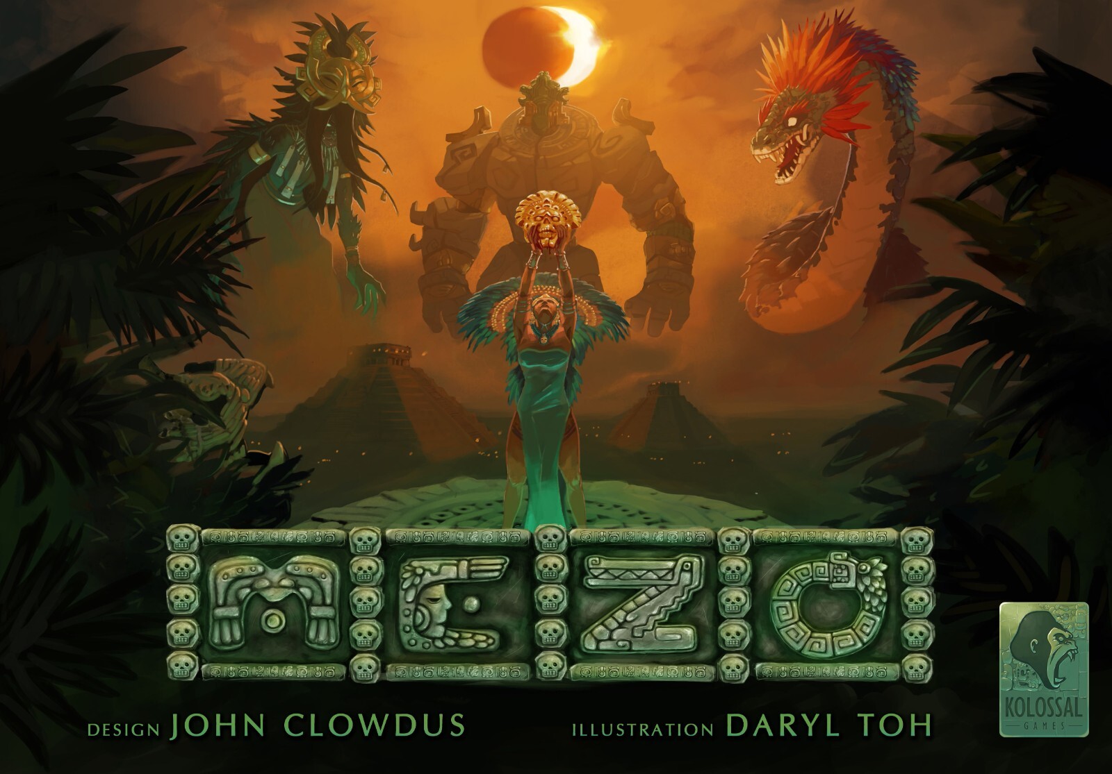 MEZO Board Game of Mayan mythology
