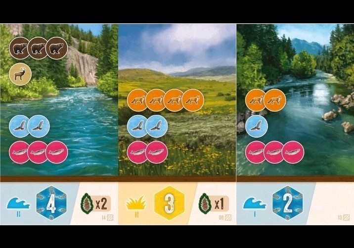 Cascadia Rolling Rivers Flip Roll And Write Board Game Alderac Flatout AEG 1062