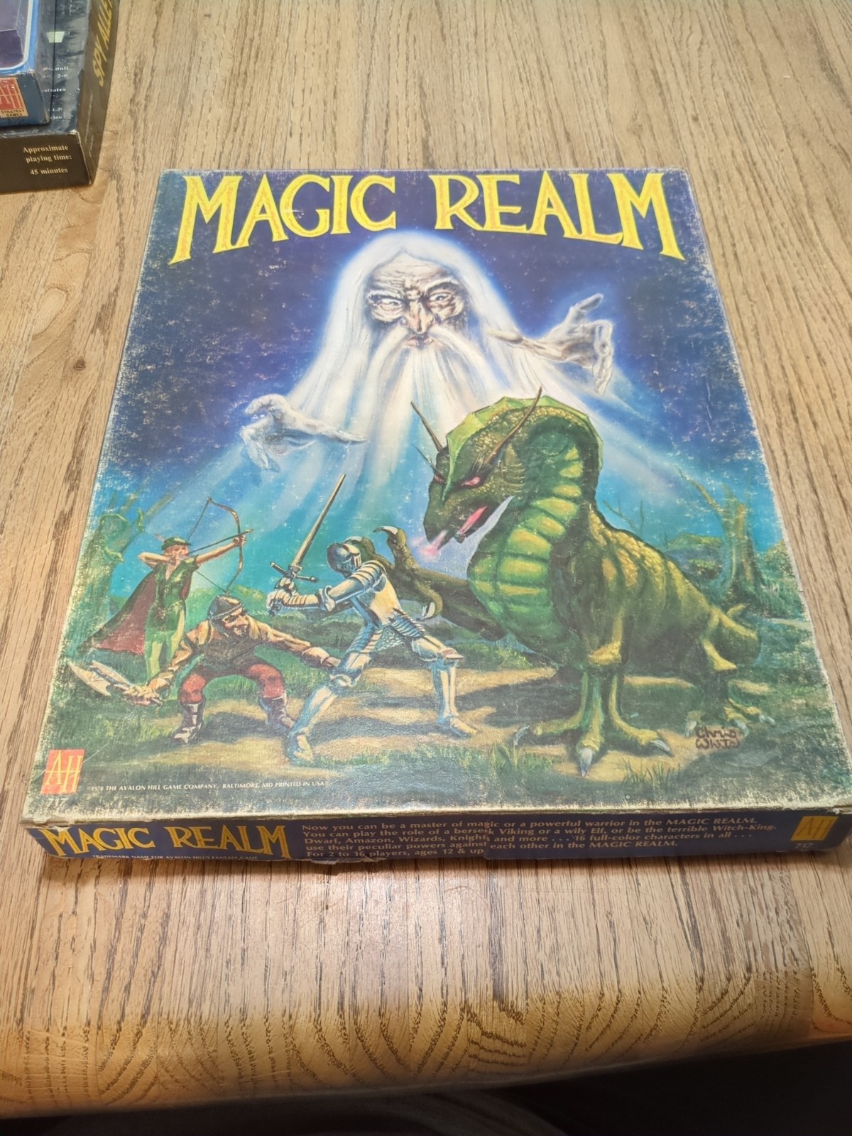 Magic Realm Board Game By Avalon Hill Vintage 1979 Fantasy Adventure Game Comple