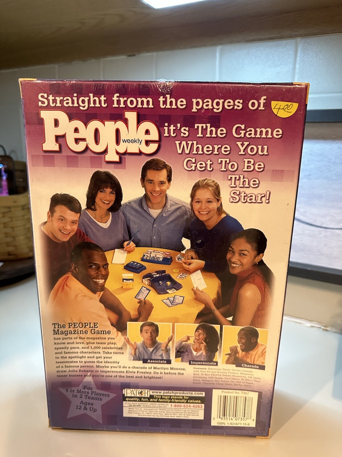 People Magazine Weekly Board Game Ages 12 Years & Up 2002 Brand NEW Sealed