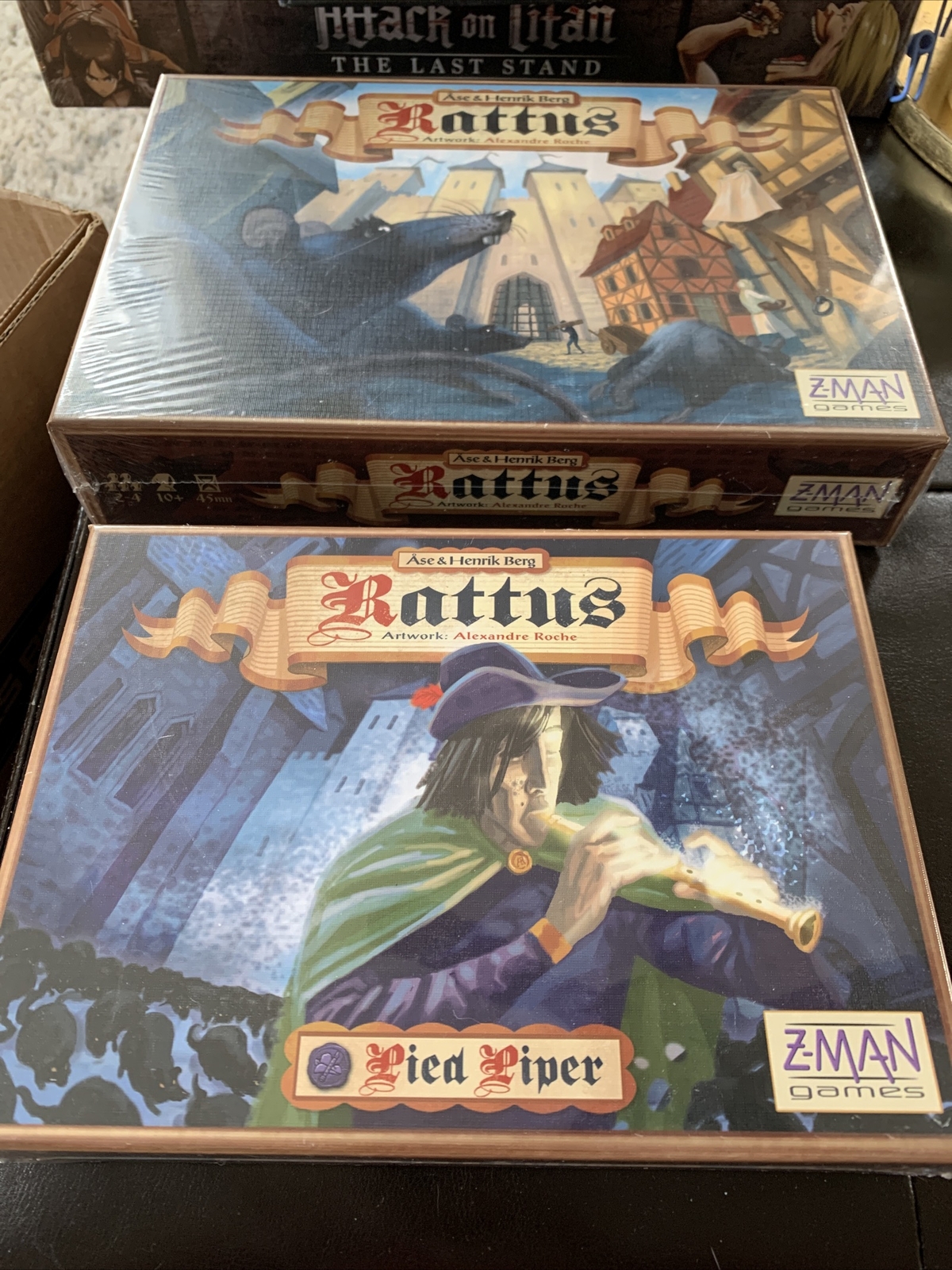 Rattus And Pied Piper Expansion Board Game Brand New, Factory Sealed. Rare