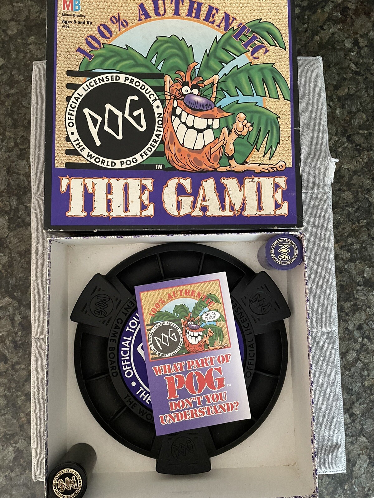 POG The Game – 100% Authentic World POG Federation MB 1995 – 99% Complete