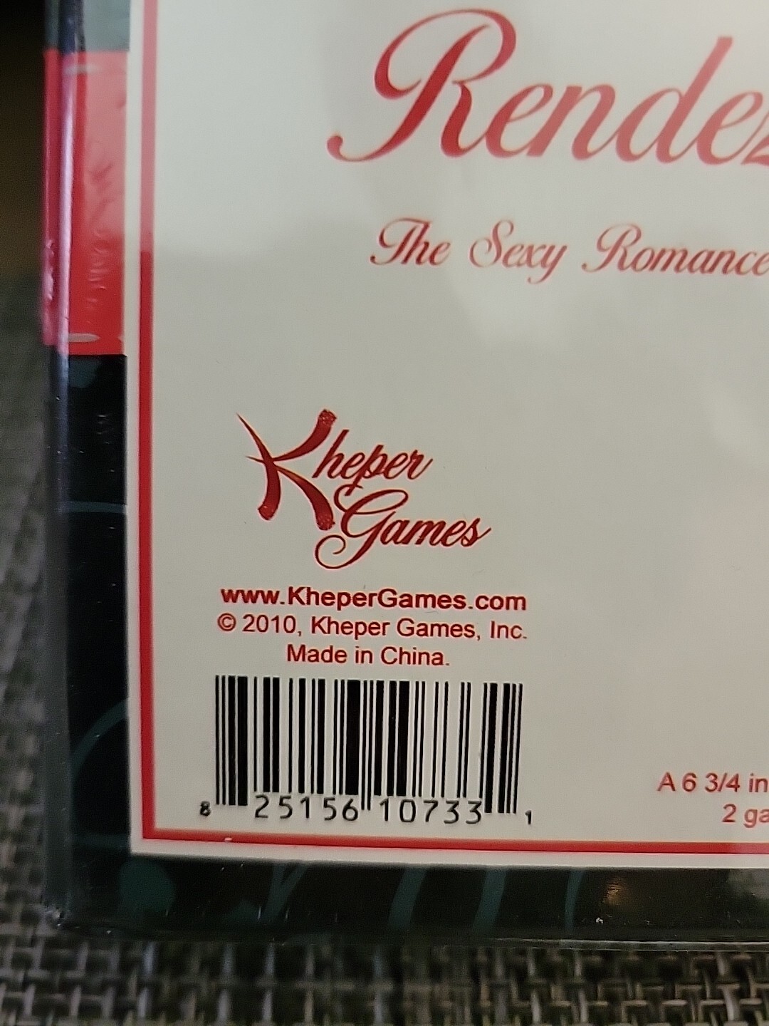 New Old Stock Romantic Rendezvous Relationship Sexy Couple Intimacy Board Game