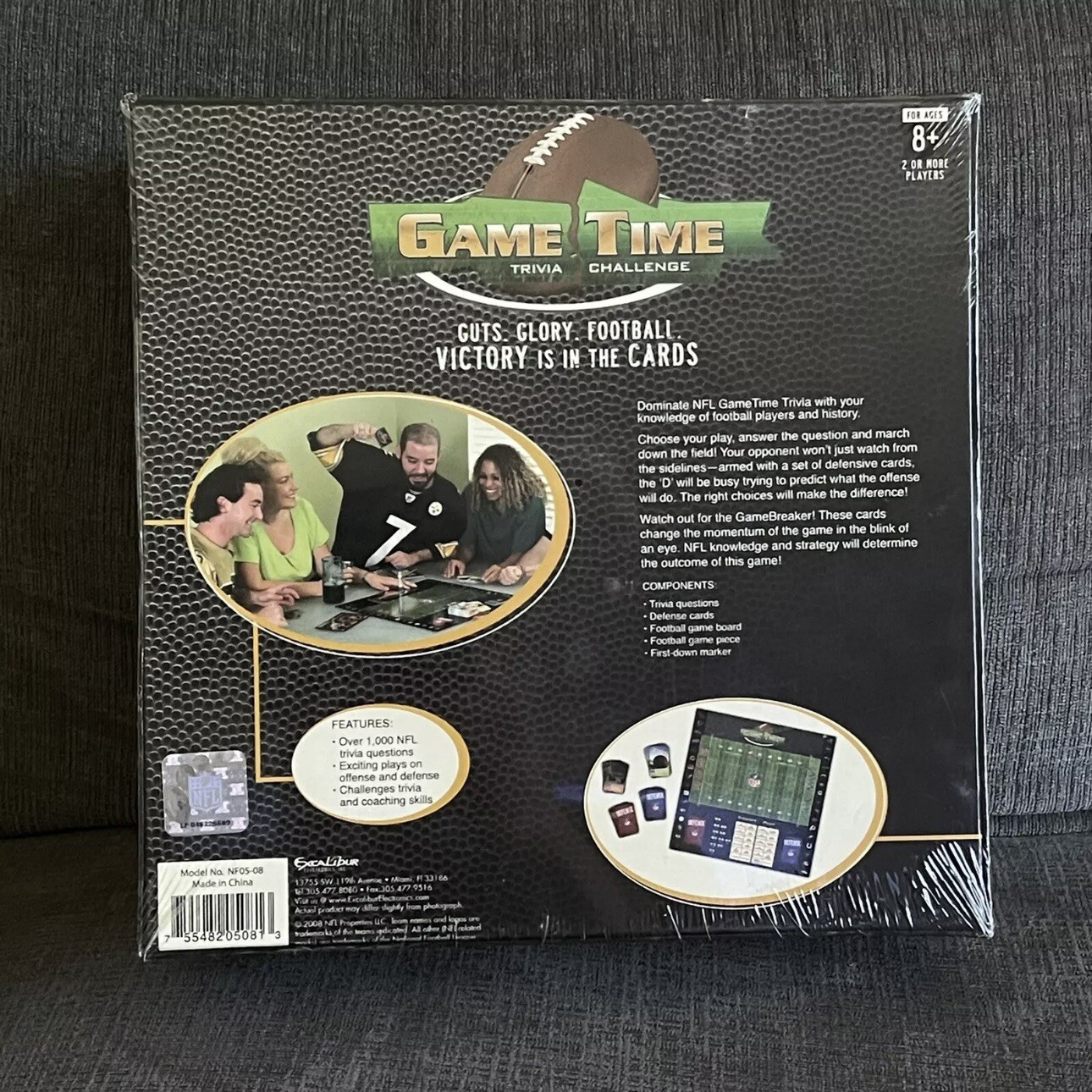 Excalibur Electronics NFL Game Time Trivia Challenge Board Game Vintage Football