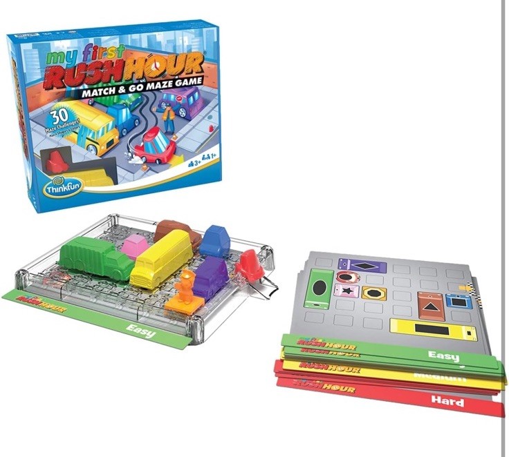 ThinkFun Rush Hour Traffic Jam Logic Game Engaging STEM Toy – Kids Age 8+ New