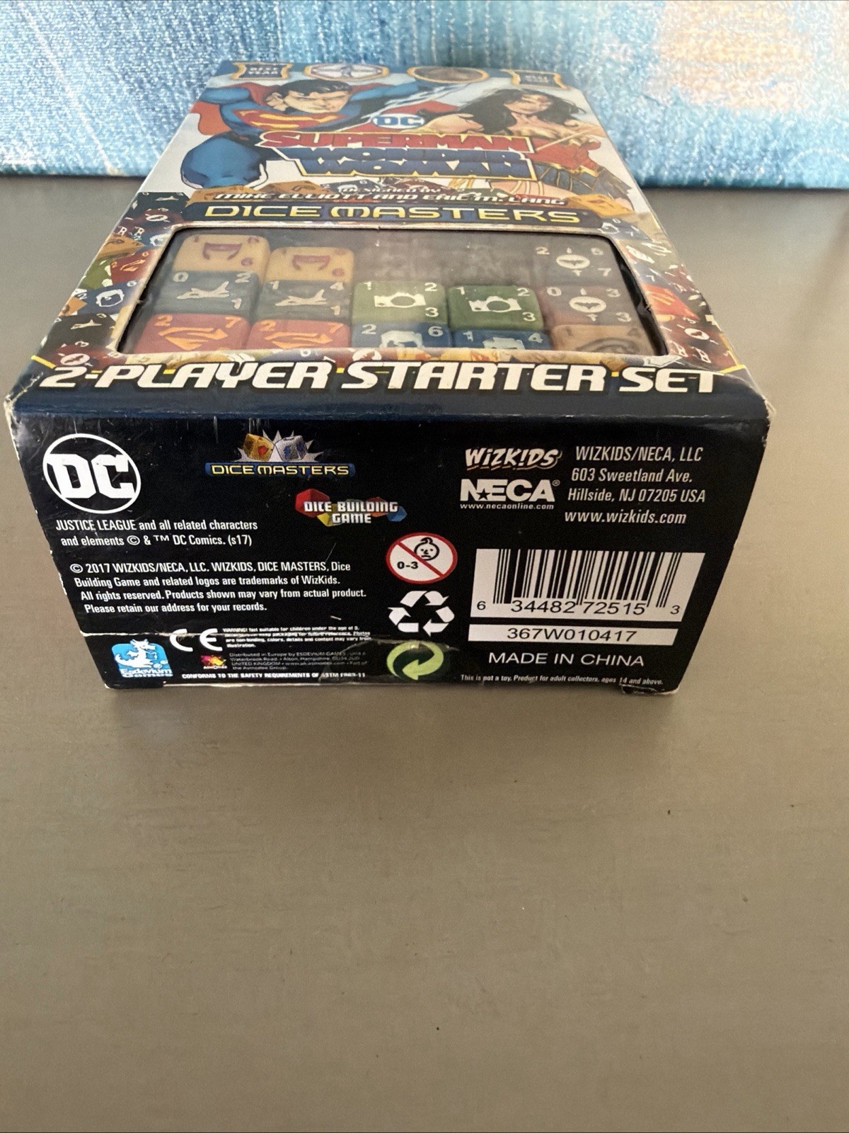Superman Wonder Woman Dice Masters 2-Player Starter Set Wizkids/Neca New in Box