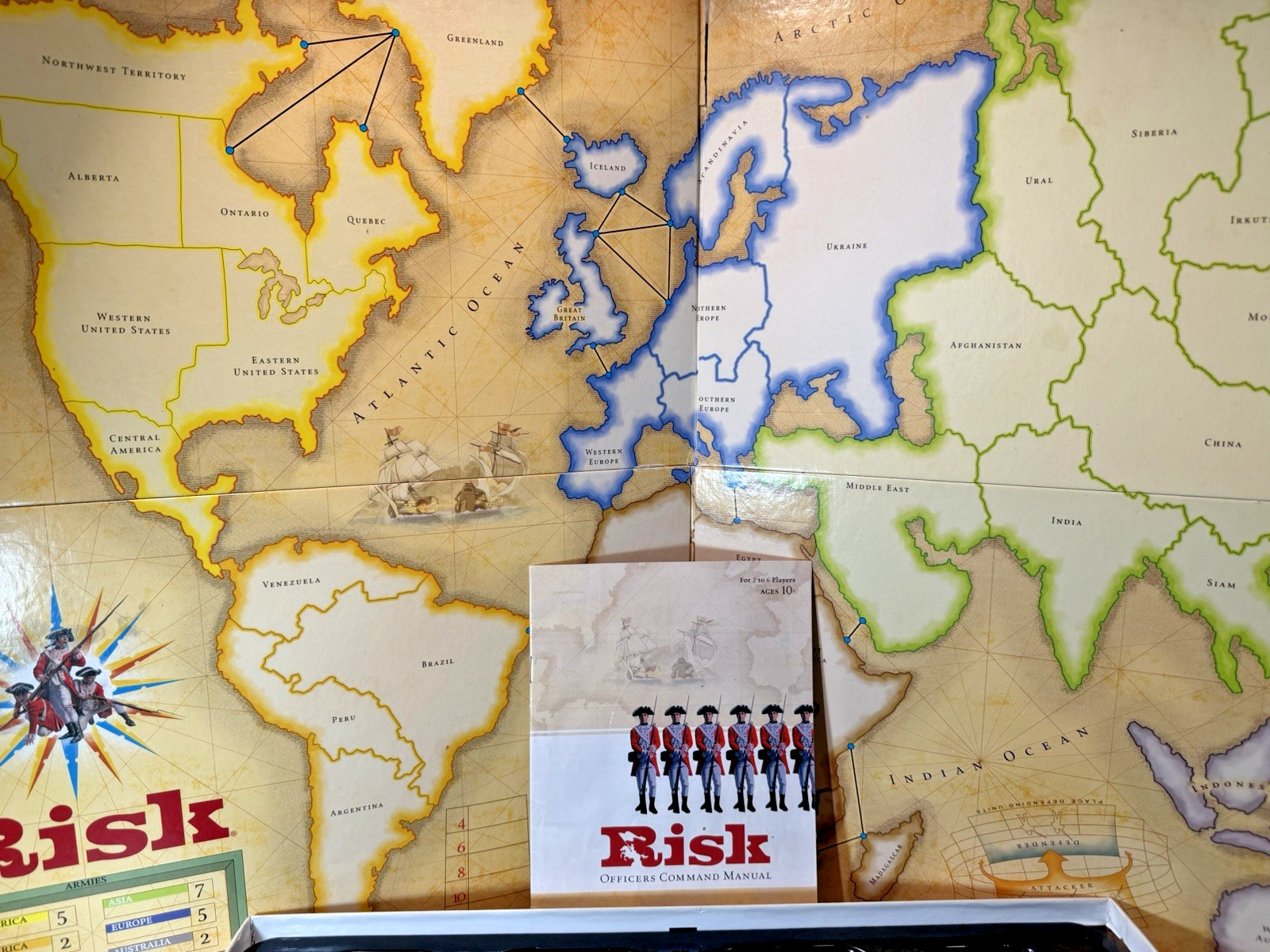 Parker Brothers Risk The Game Of Global Domination Board Game – 2003