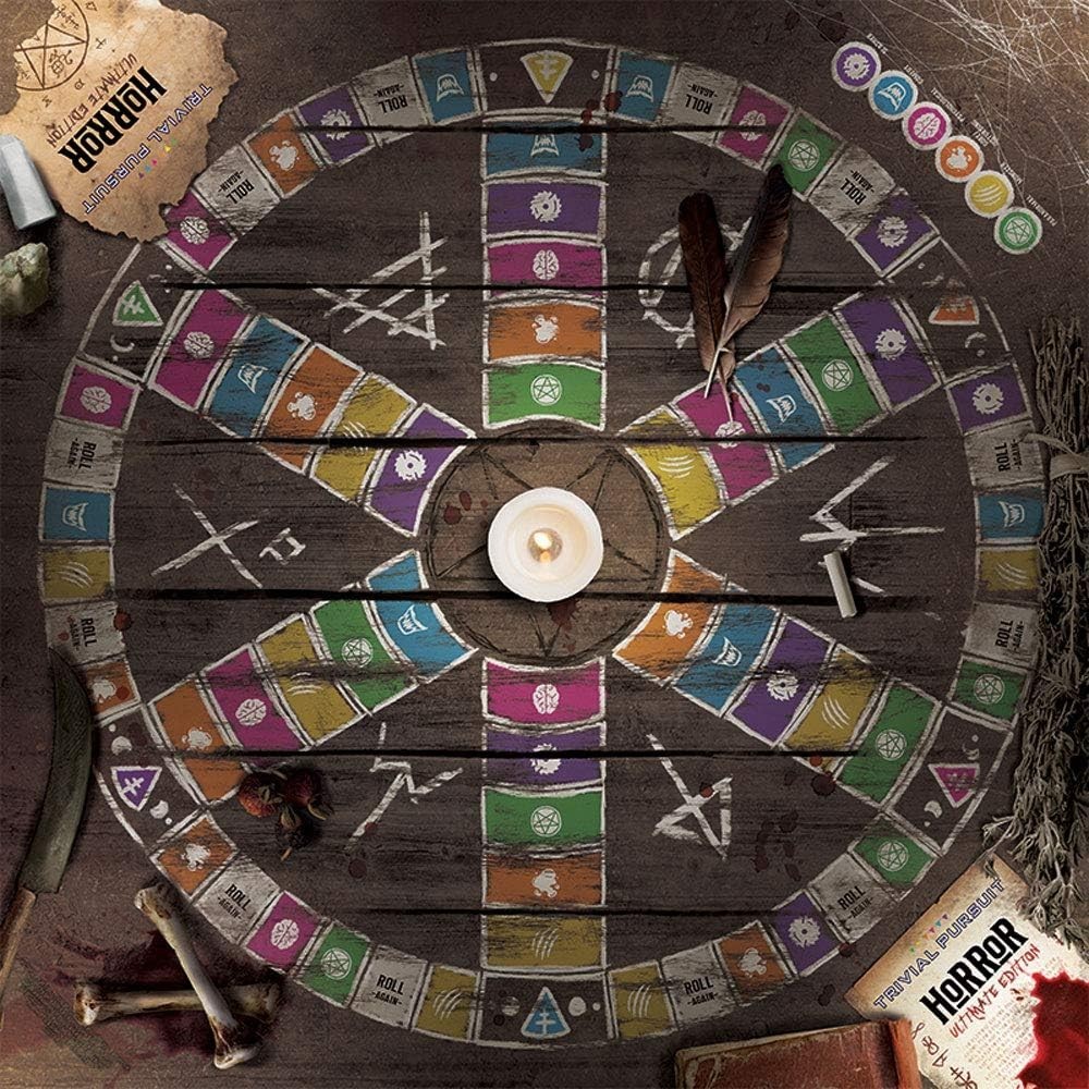Horror Trivia Challenge: Trivial Pursuit Ultimate Edition with 1800 Questions