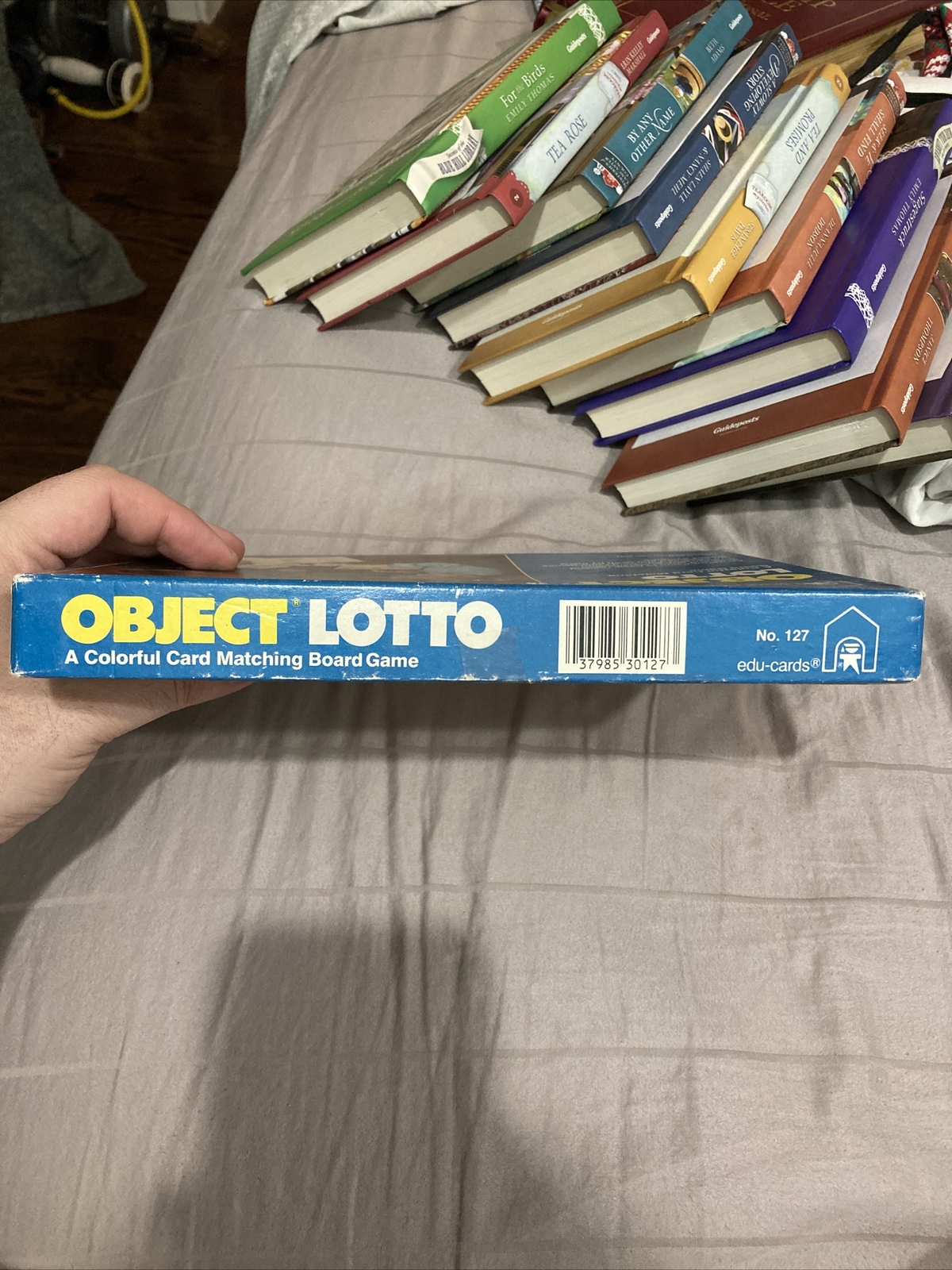 Object Lotto Edu-Cards Matching Game 127 KPB Industries, Cards Still Perforated!