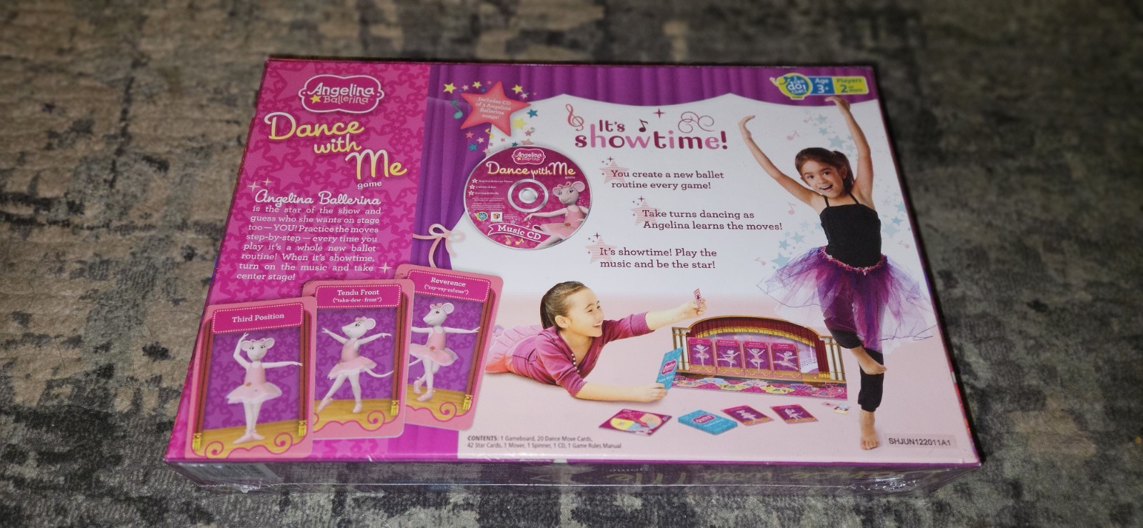 Angelina Ballerina Dance With Me Game With Bonus CD Preschool Dance Routine NEW!