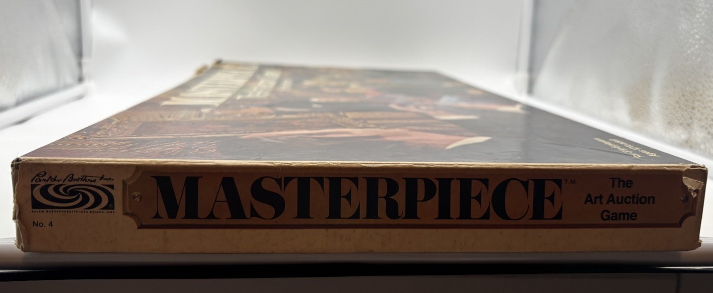 Vintage 1970 Masterpiece The Art Auction Game by Parker Brothers Near Complete